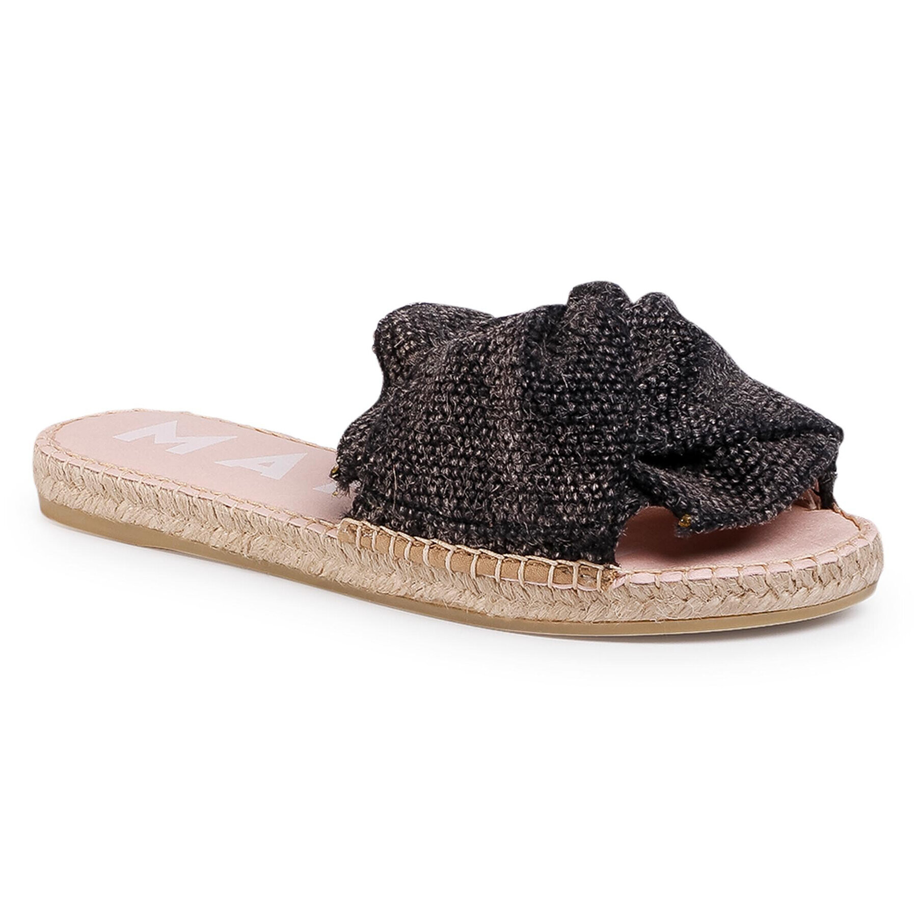Manebi Еспадрили Sandals With Knot C 3.0 J0 Черен - Pepit.bg