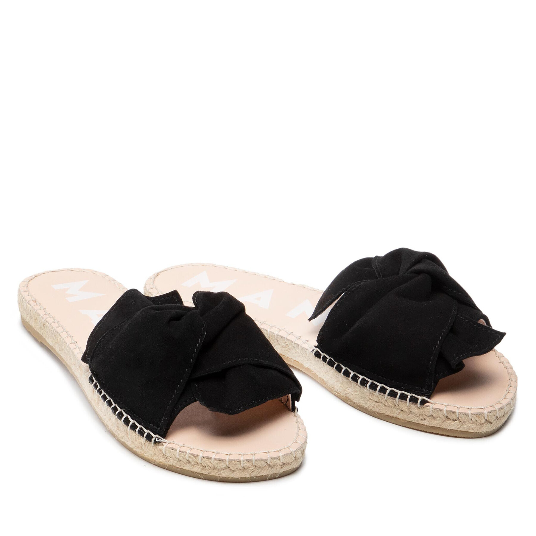 Manebi Еспадрили Sandals With Knot K 1.0 Черен - Pepit.bg