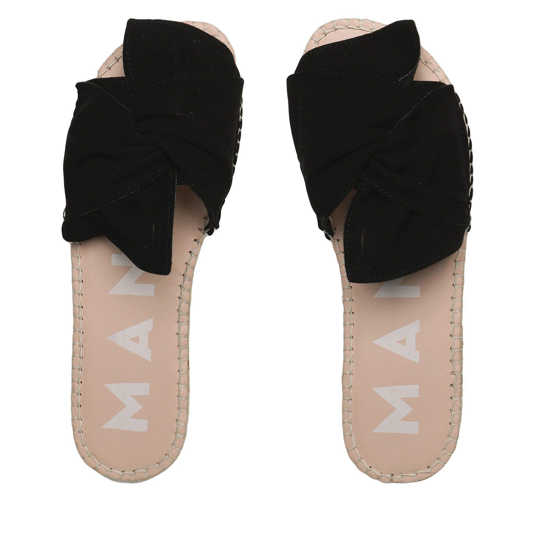 Manebi Еспадрили Sandals With Knot K 1.0 JK Черен - Pepit.bg