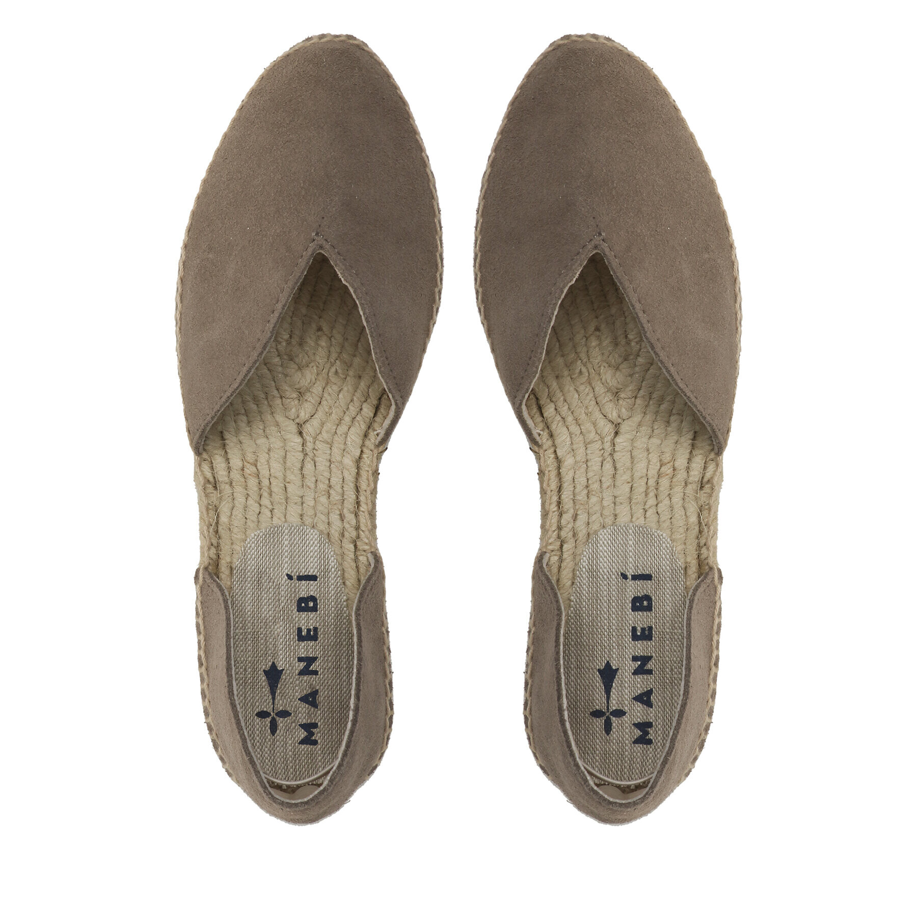 Manebi Еспадрили Side Flats K 1.9 O0 Кафяв - Pepit.bg