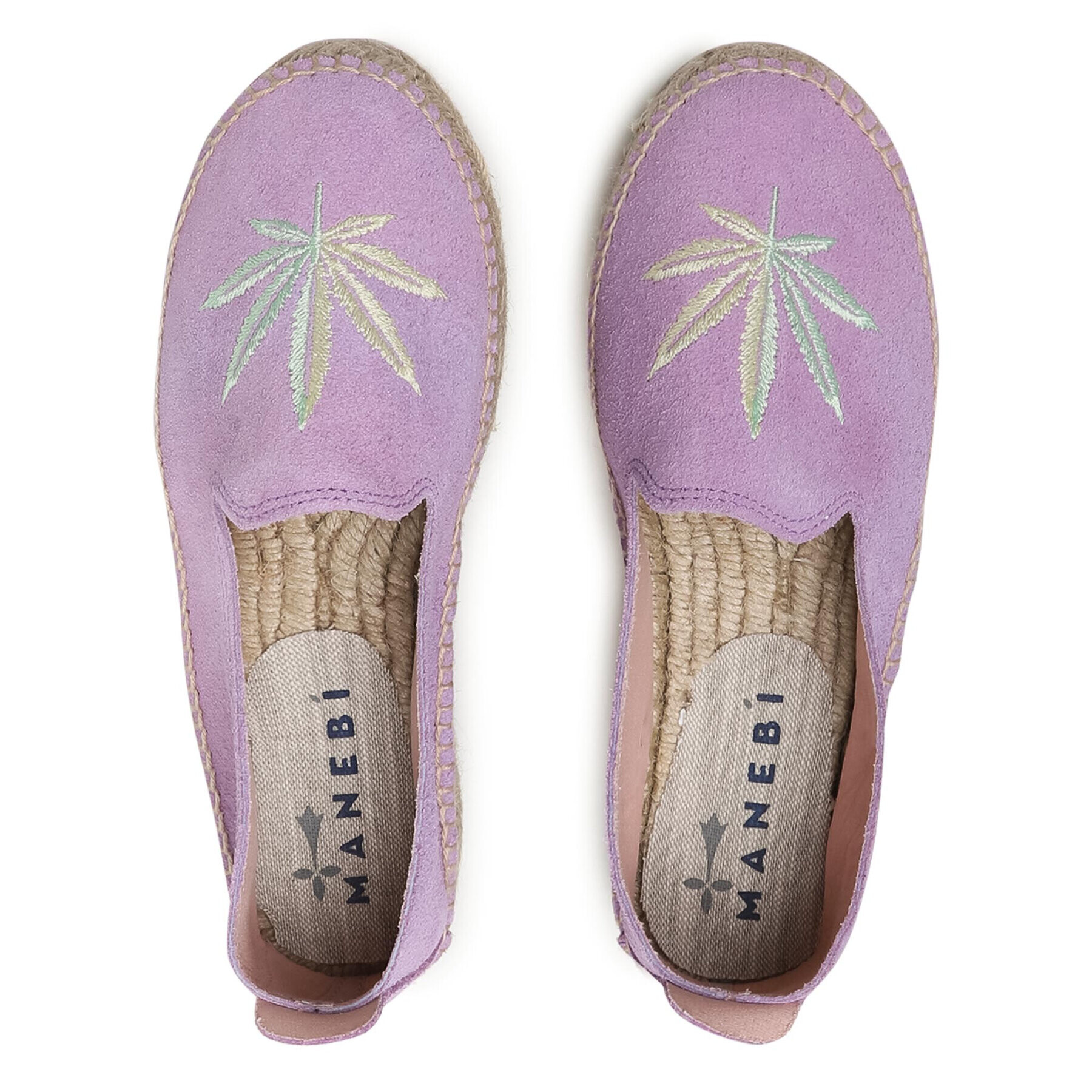 Manebi Еспадрили Slippers D G 9.0 Виолетов - Pepit.bg