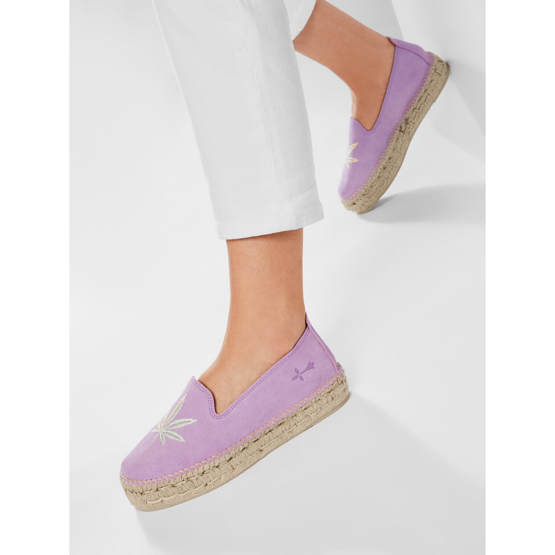 Manebi Еспадрили Slippers D G 9.0 Виолетов - Pepit.bg