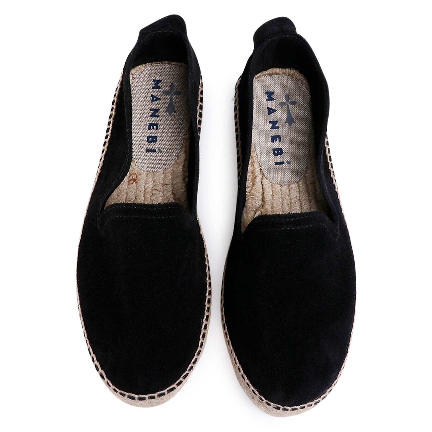 Manebi Еспадрили Slippers D K 1.0 D0 Черен - Pepit.bg
