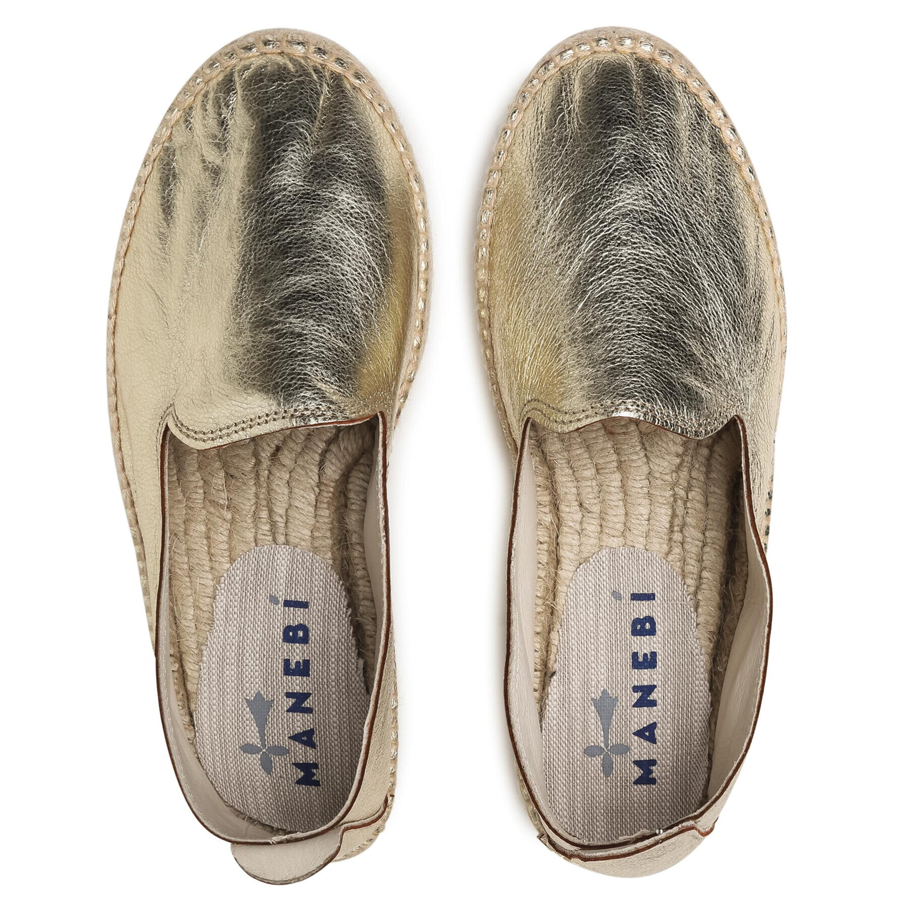 Manebi Еспадрили Slippers D R 1.1 D0 Златист - Pepit.bg