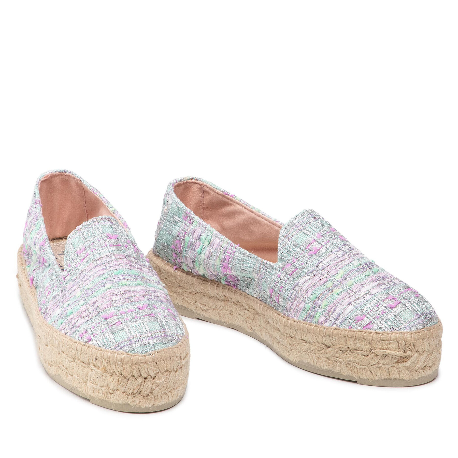 Manebi Еспадрили Slippers D T 1.6 D0 Сребрист - Pepit.bg