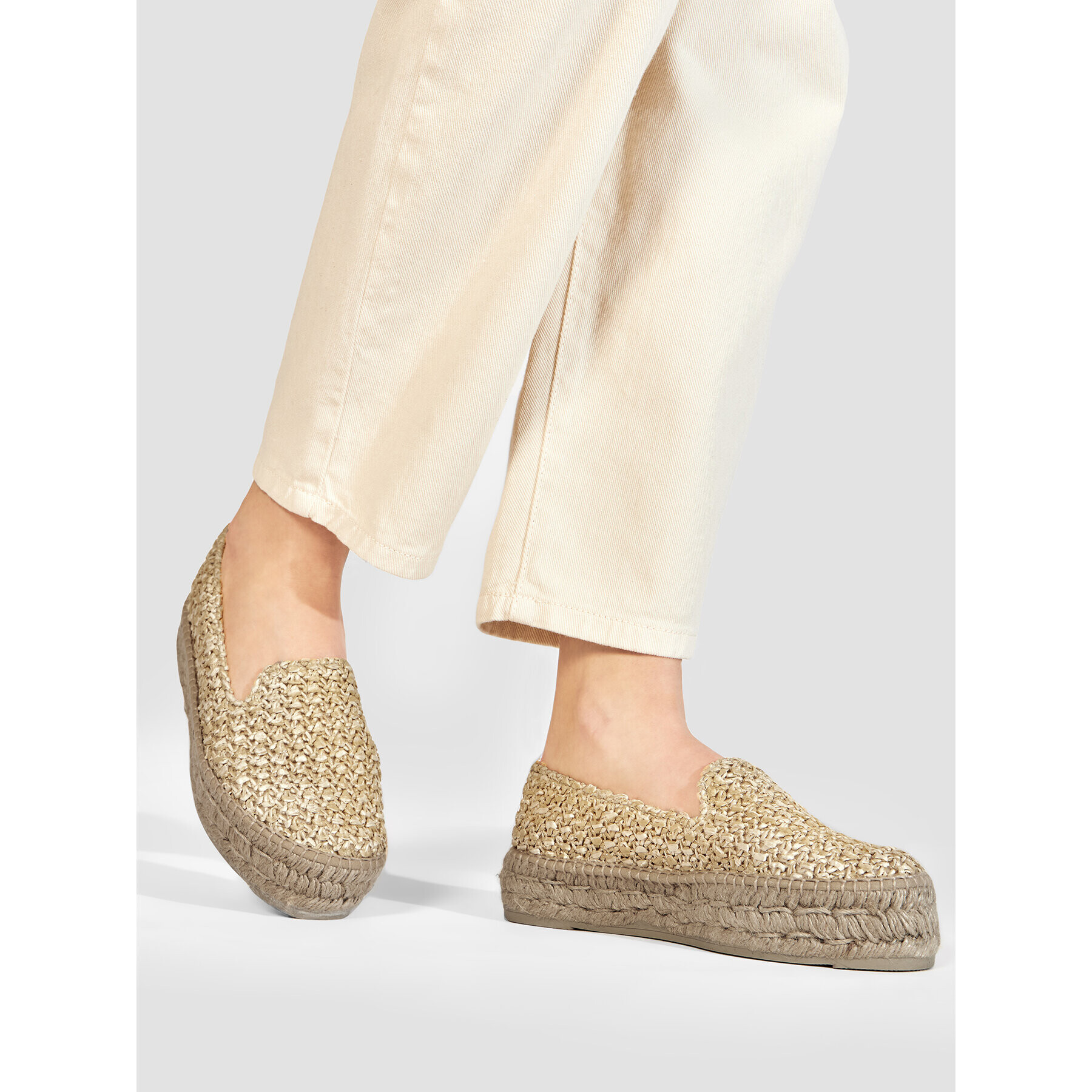 Manebi Еспадрили Slippers D V 2.7 D0 Бежов - Pepit.bg