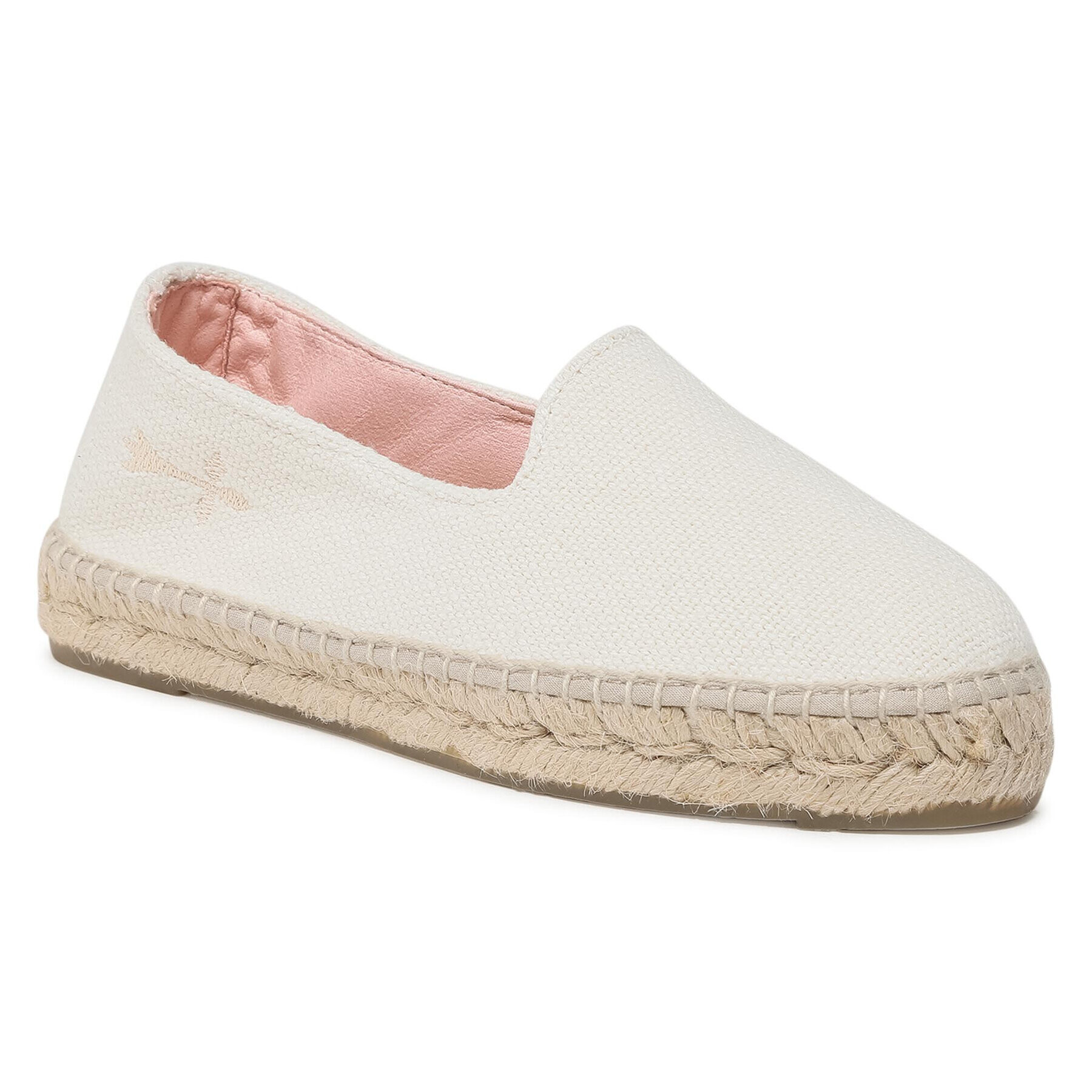 Manebi Еспадрили Slippers W O 4.0 N0 Бял - Pepit.bg