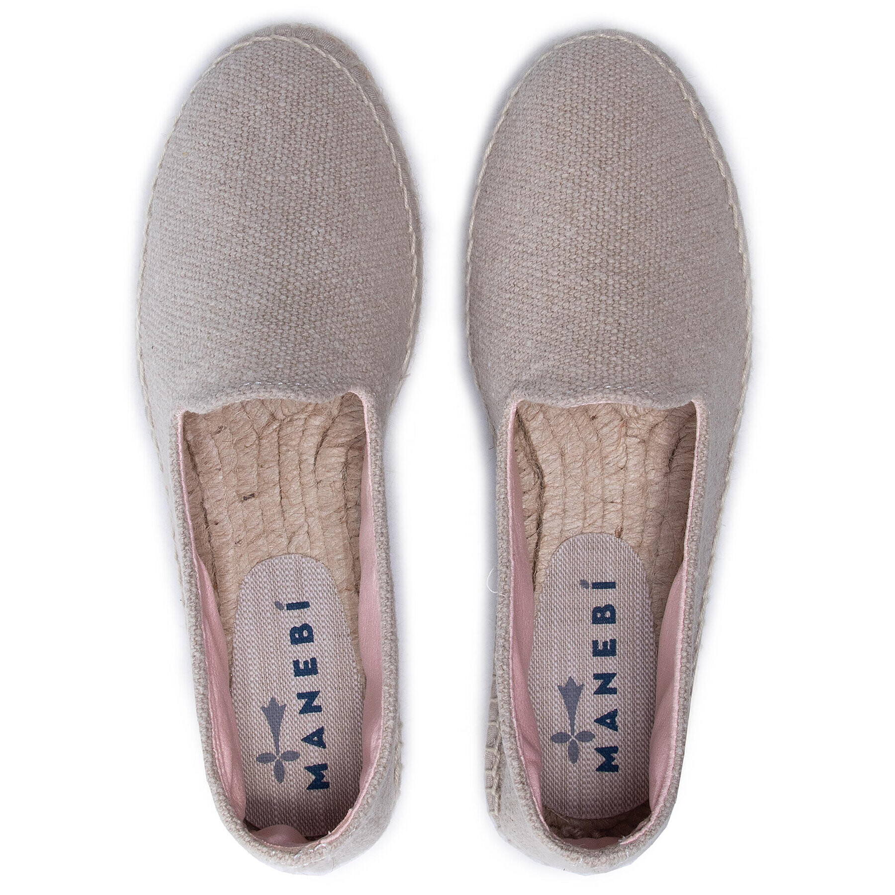 Manebi Еспадрили Slippers W O 4.1 N0 Бежов - Pepit.bg