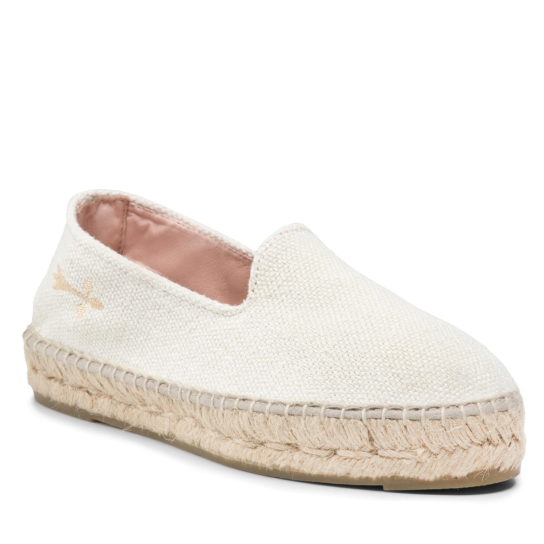 Manebi Еспадрили Slippers W O 7.0 N0 Бял - Pepit.bg