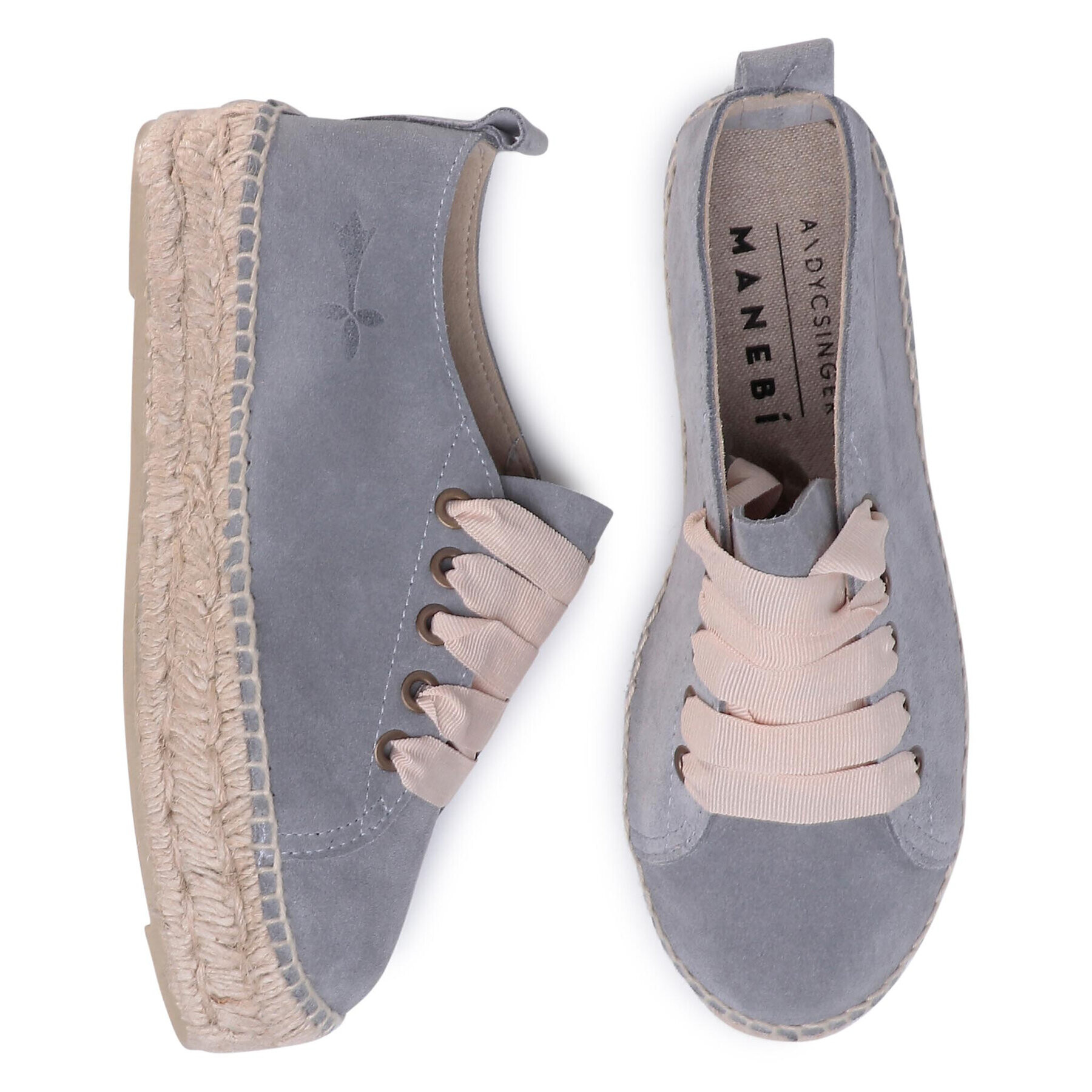 Manebi Еспадрили Sneakers D A C.1 E0 Сив - Pepit.bg