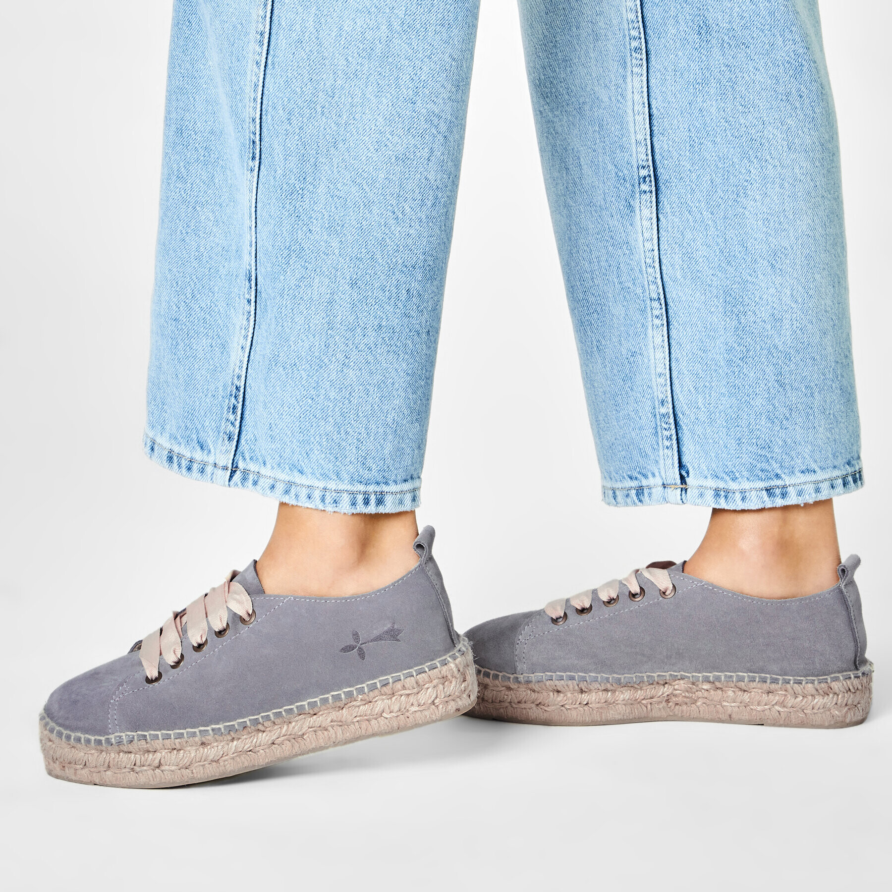 Manebi Еспадрили Sneakers D A C.1 E0 Сив - Pepit.bg