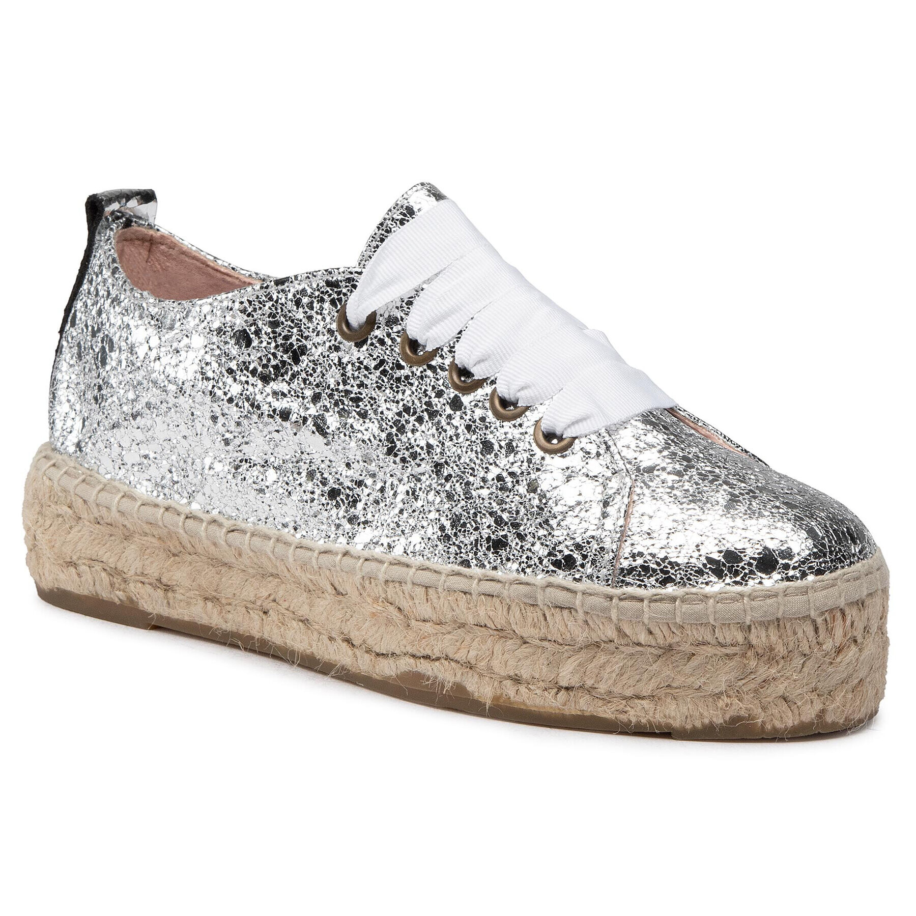 Manebi Еспадрили Sneakers D G 0.3 E0 Сребрист - Pepit.bg