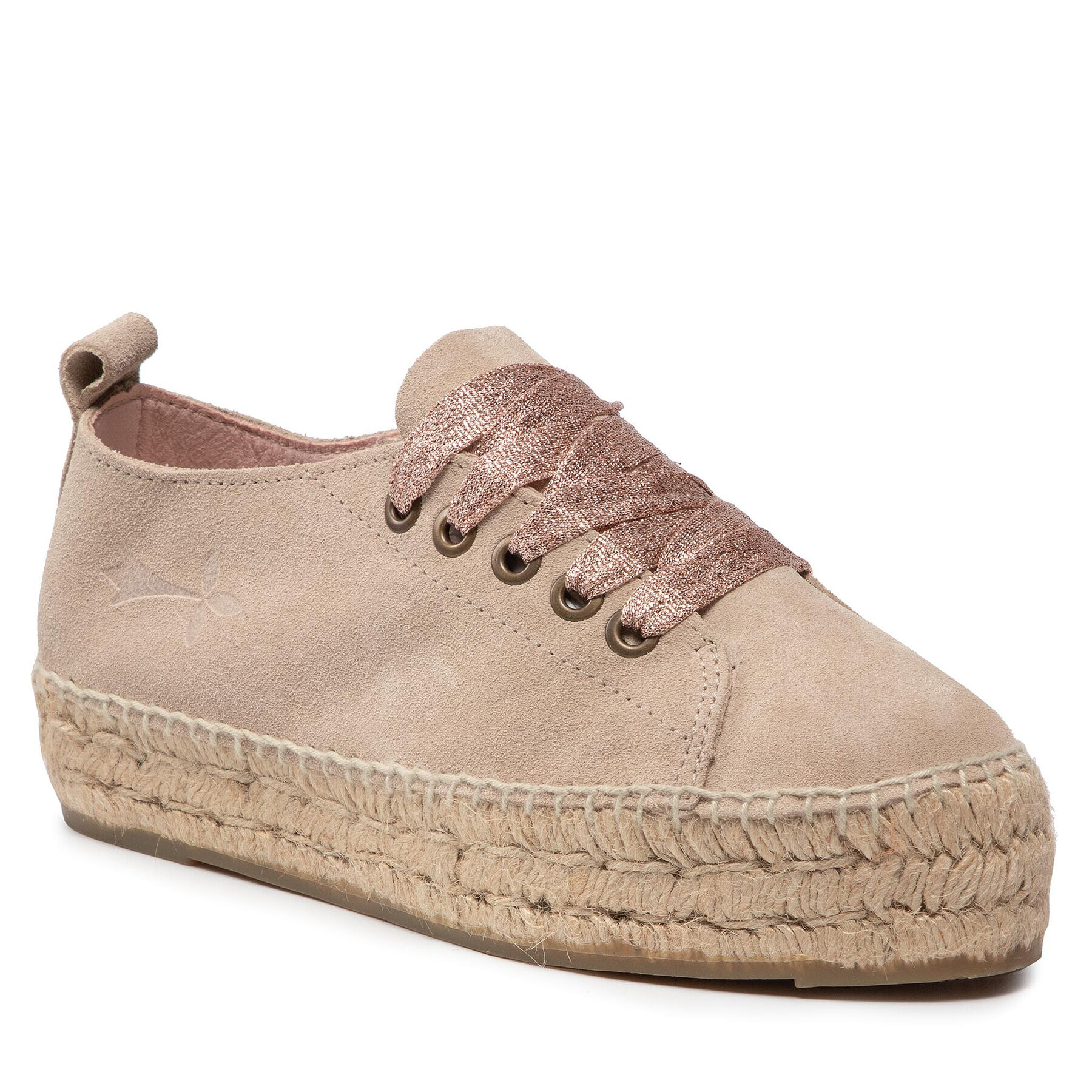 Manebi Еспадрили Sneakers D K 1.1 E0 Бежов - Pepit.bg