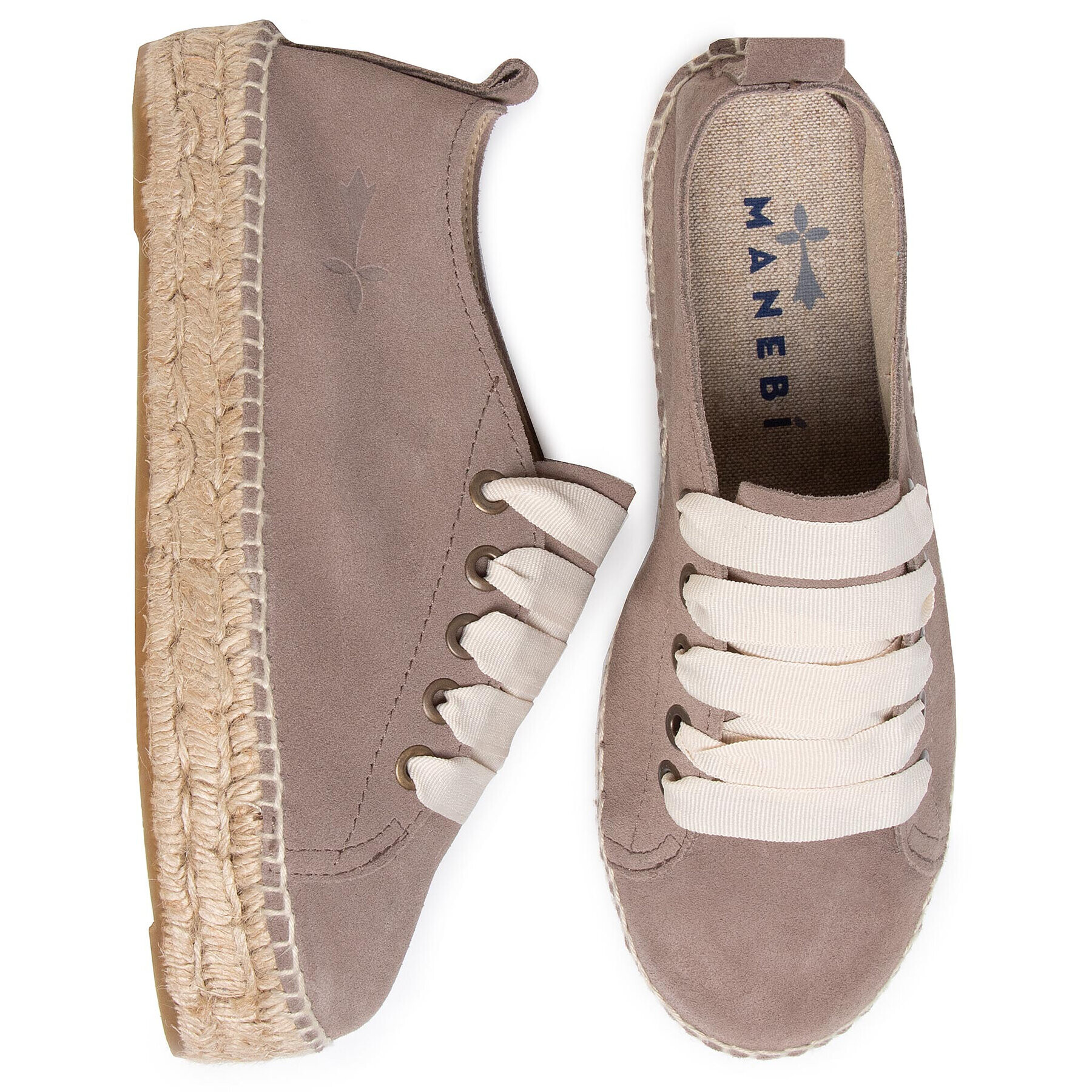 Manebi Еспадрили Sneakers D K 1.9 E0 Кафяв - Pepit.bg