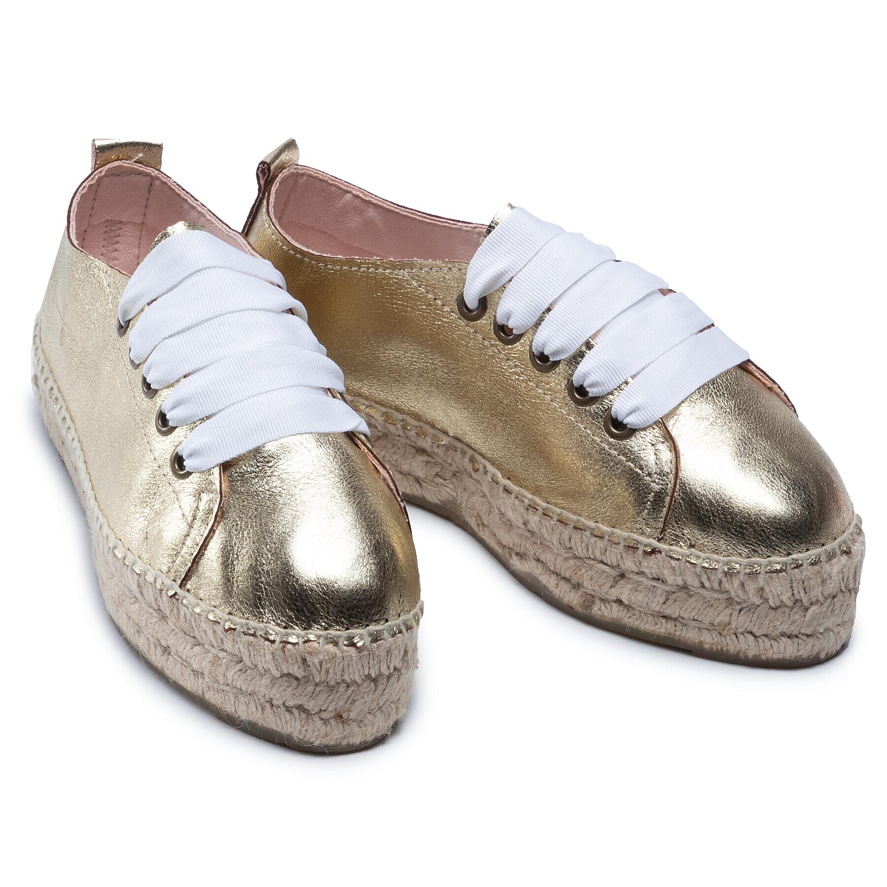 Manebi Еспадрили Sneakers D R 1.1 E0 Златист - Pepit.bg