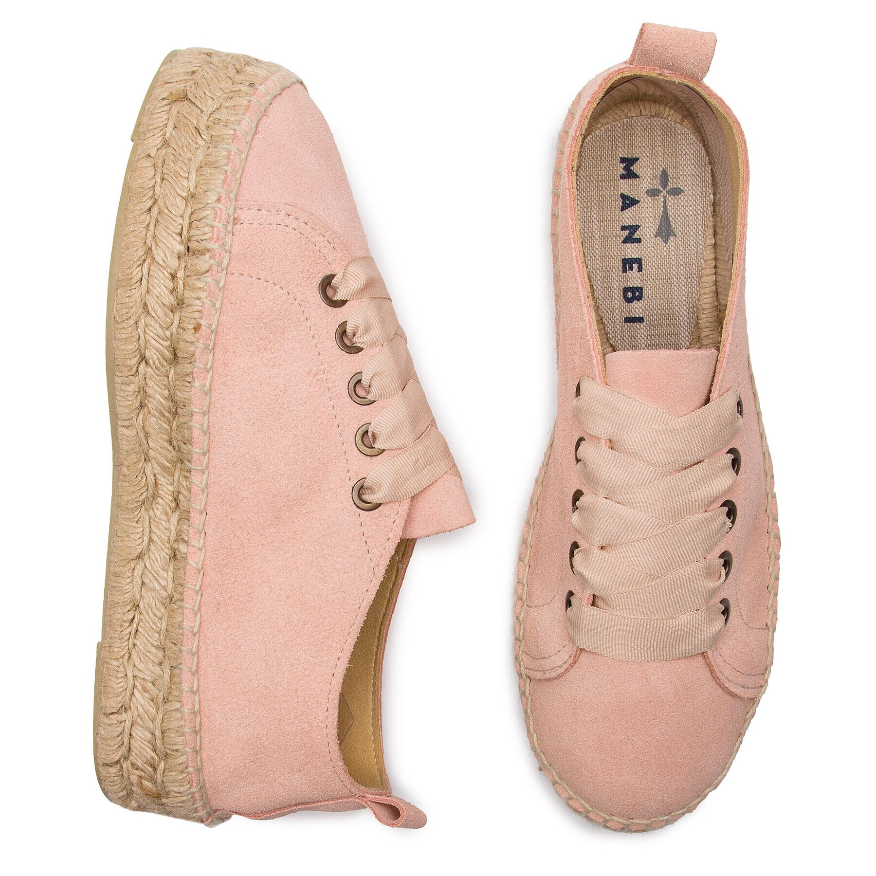 Manebi Еспадрили Sneakers D W 1.4 E0 Розов - Pepit.bg