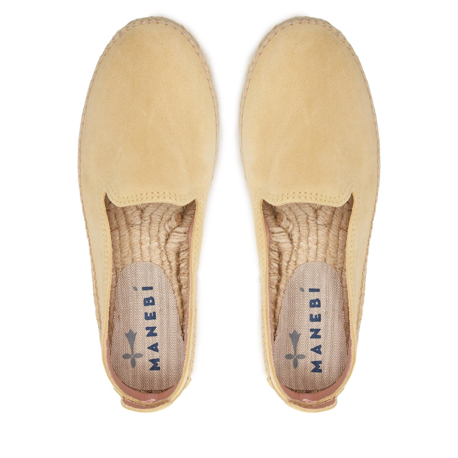 Manebi Еспадрили Suede Double Sole Espadrilles R 4.2 D0 Бежов - Pepit.bg