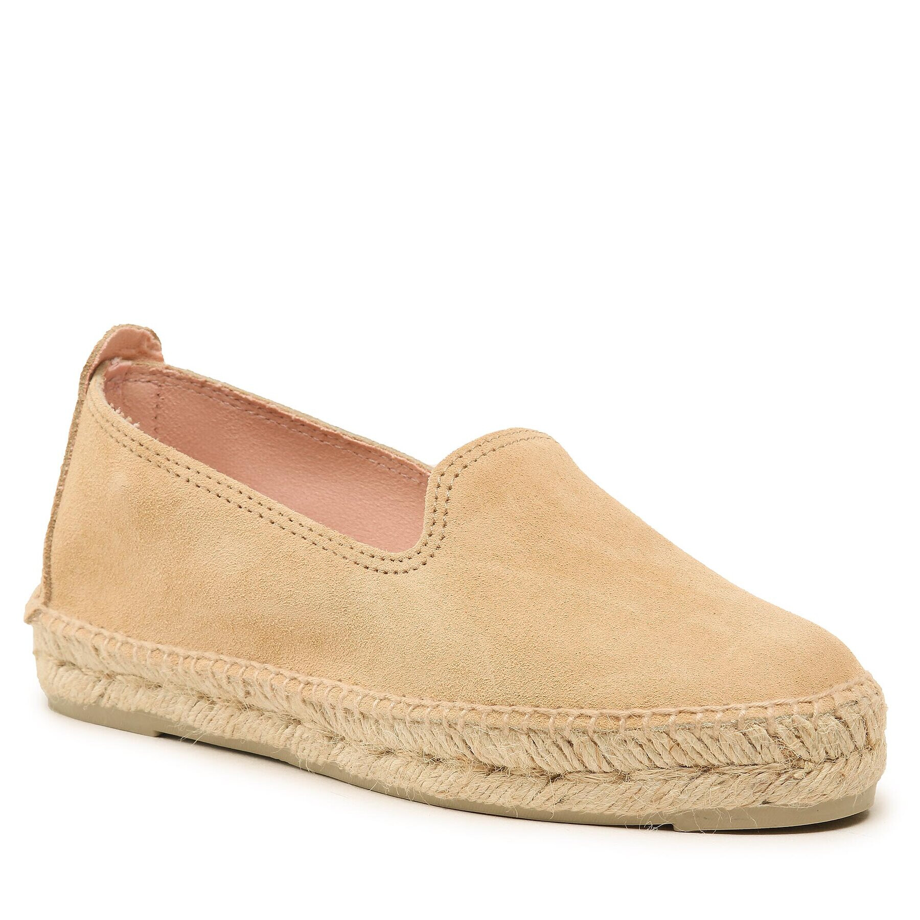 Manebi Еспадрили Suede Flat Espadrilles Бежов - Pepit.bg