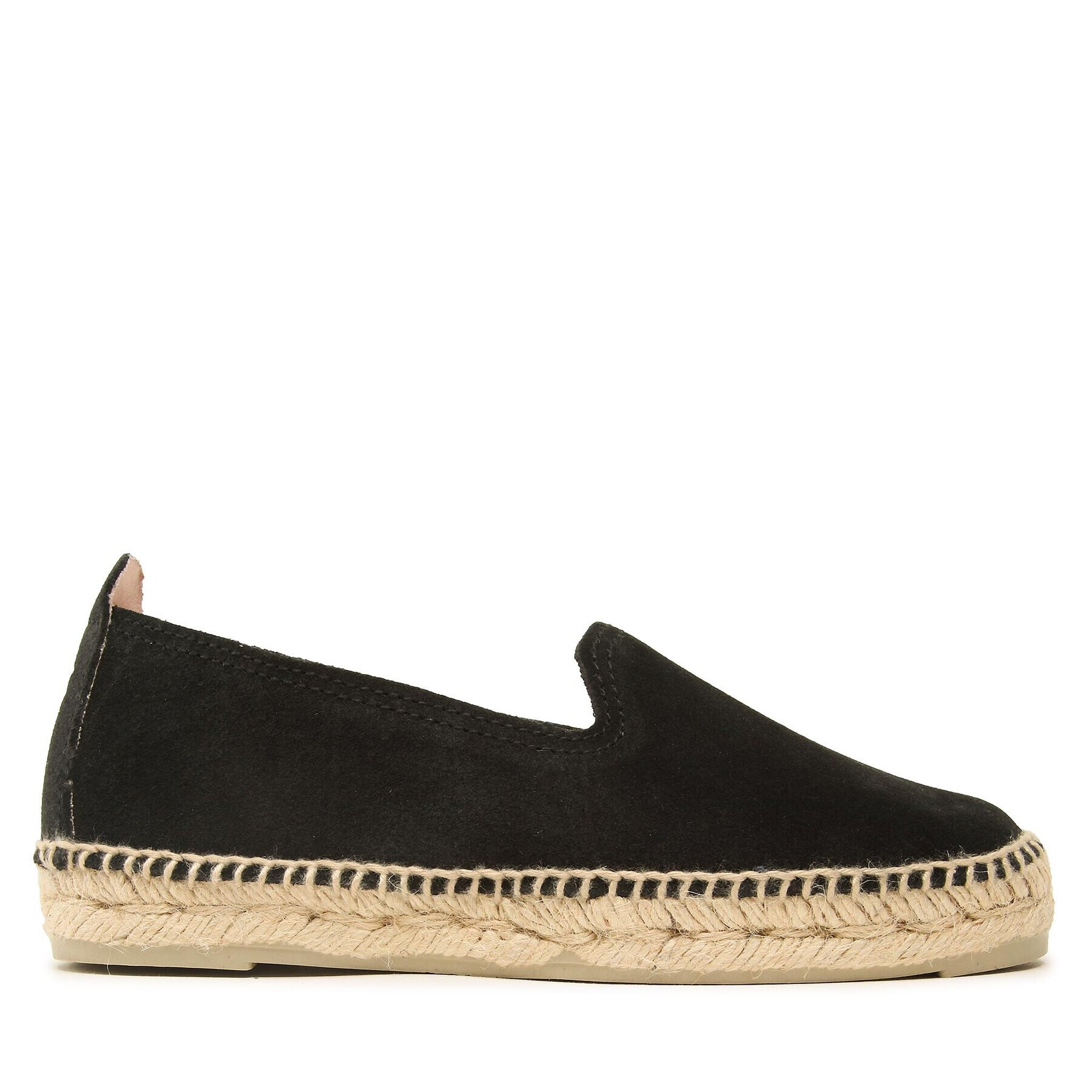 Manebi Еспадрили Suede Flat Espadrilles Черен - Pepit.bg