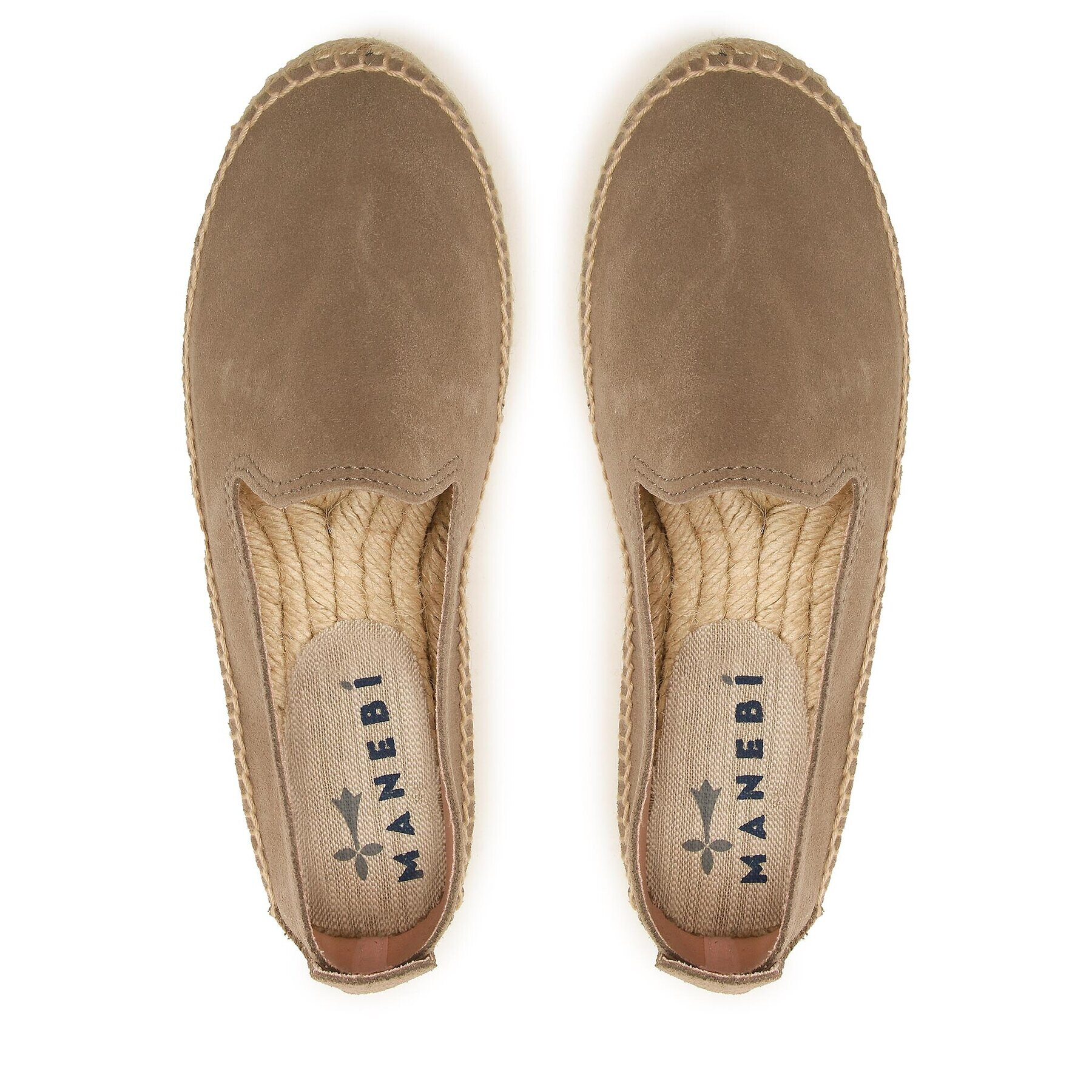 Manebi Еспадрили Suede Flat Espadrilles K 1.9 N0 Сив - Pepit.bg