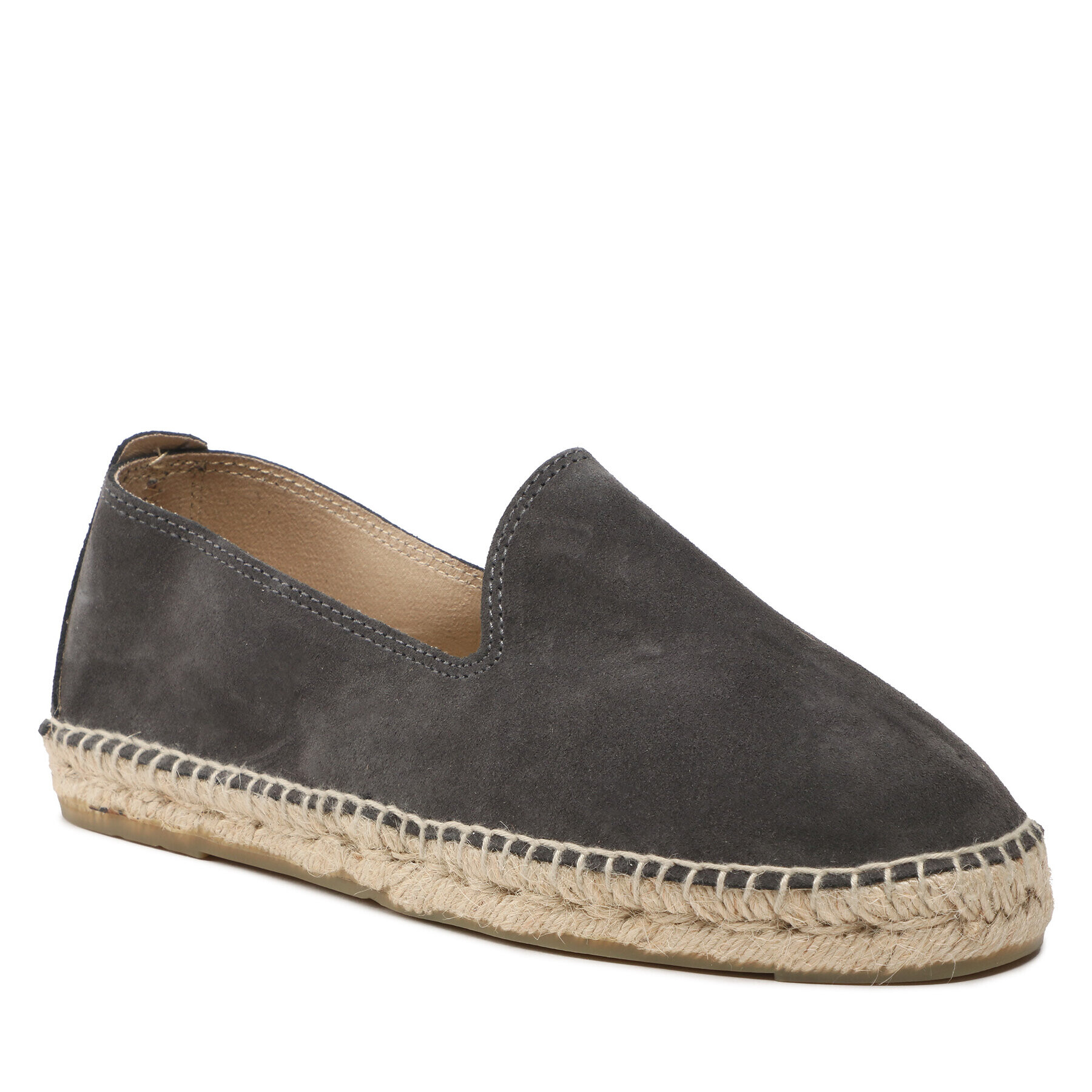 Manebi Еспадрили Suede Flat Espadrilles W 1.0 C0 Сив - Pepit.bg