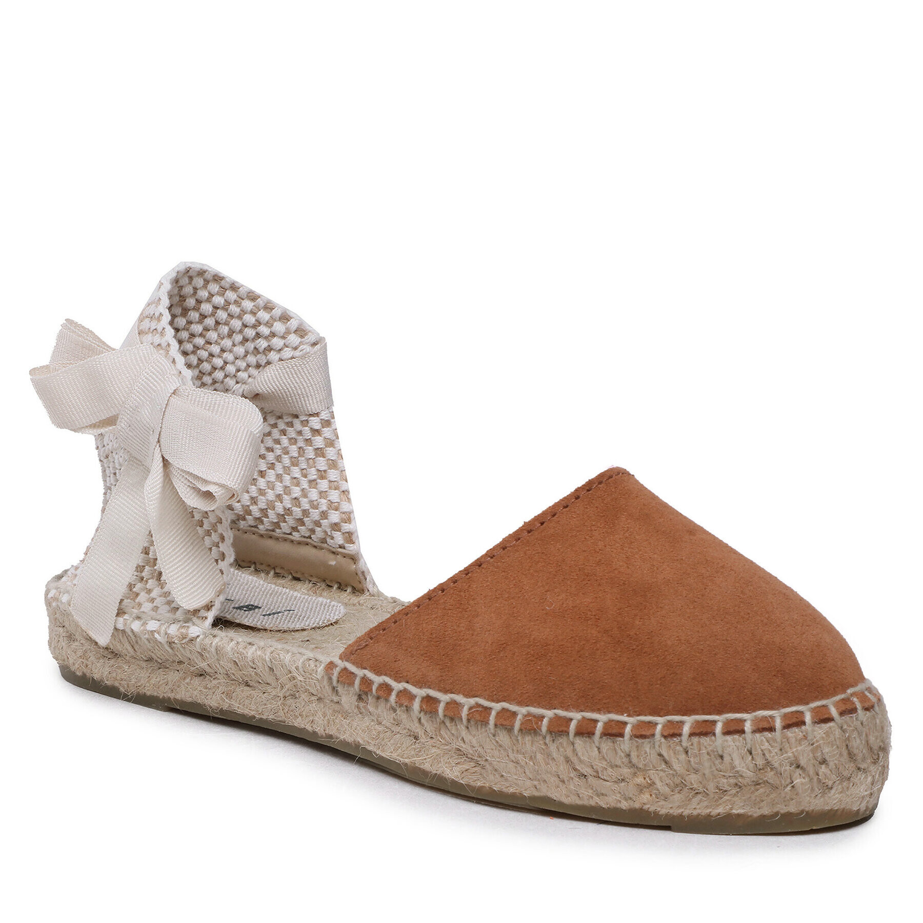Manebi Еспадрили Suede Flat Valenciana Espadrilles R 3.9 P0 Кафяв - Pepit.bg