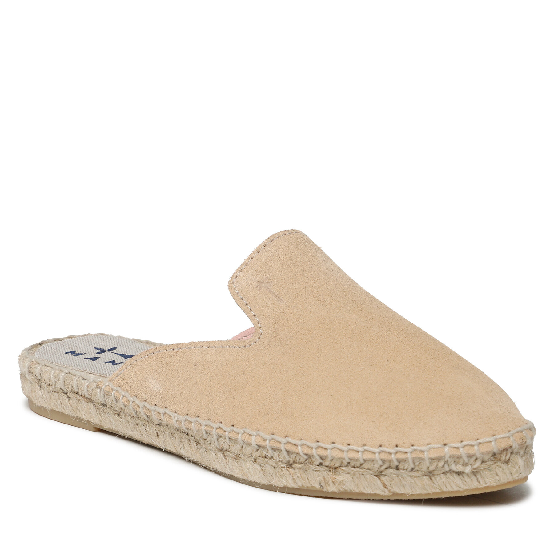 Manebi Еспадрили Suede Mules M 1.1 M0 Бежов - Pepit.bg