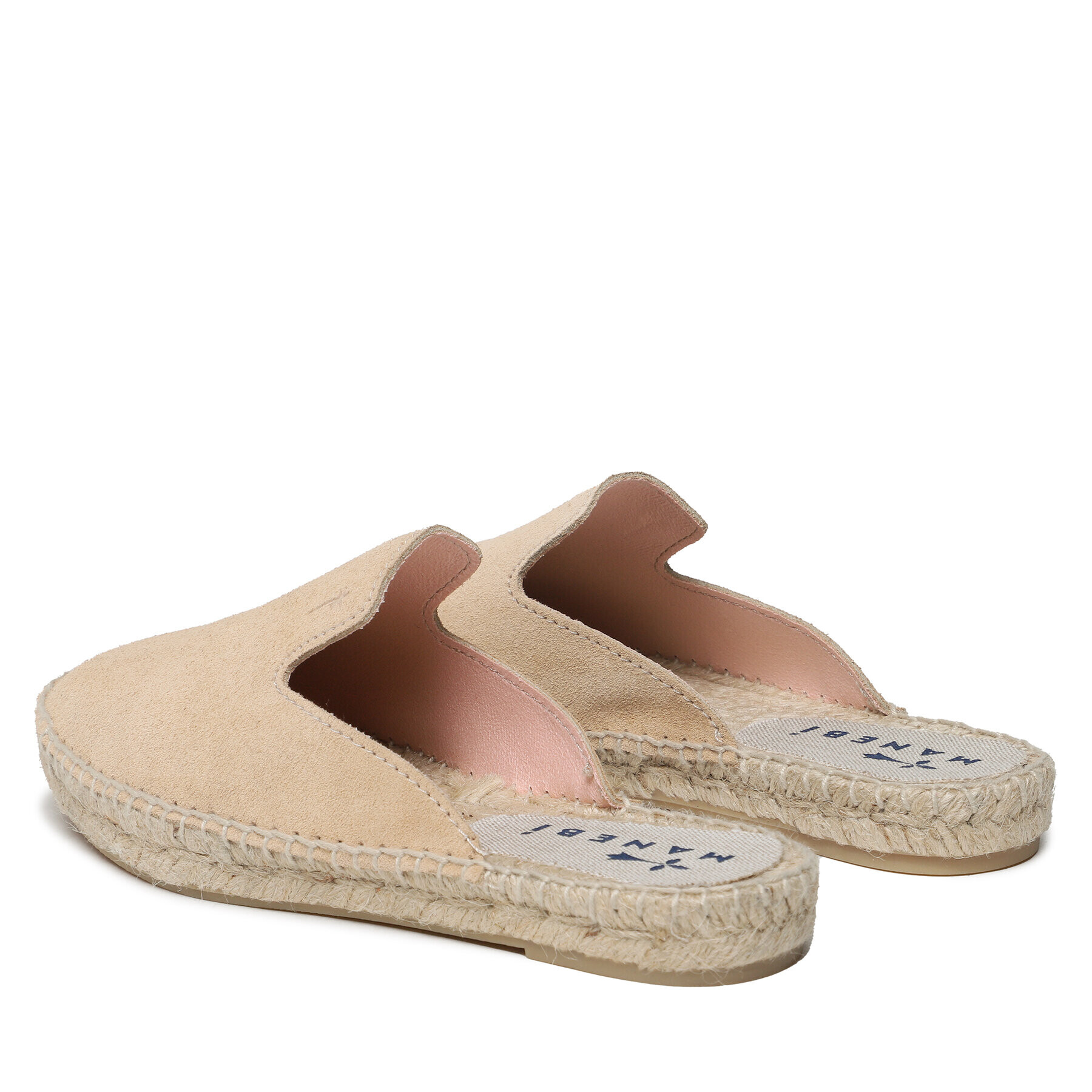 Manebi Еспадрили Suede Mules M 1.1 M0 Бежов - Pepit.bg