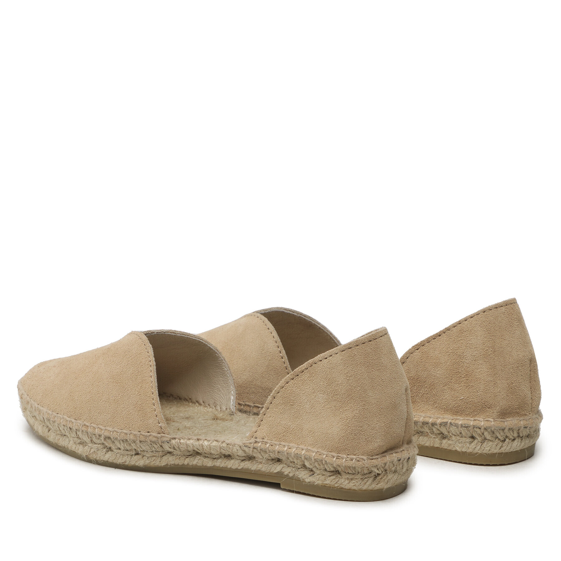 Manebi Еспадрили Suede Open-Side Flats K 1.1 O0 Бежов - Pepit.bg