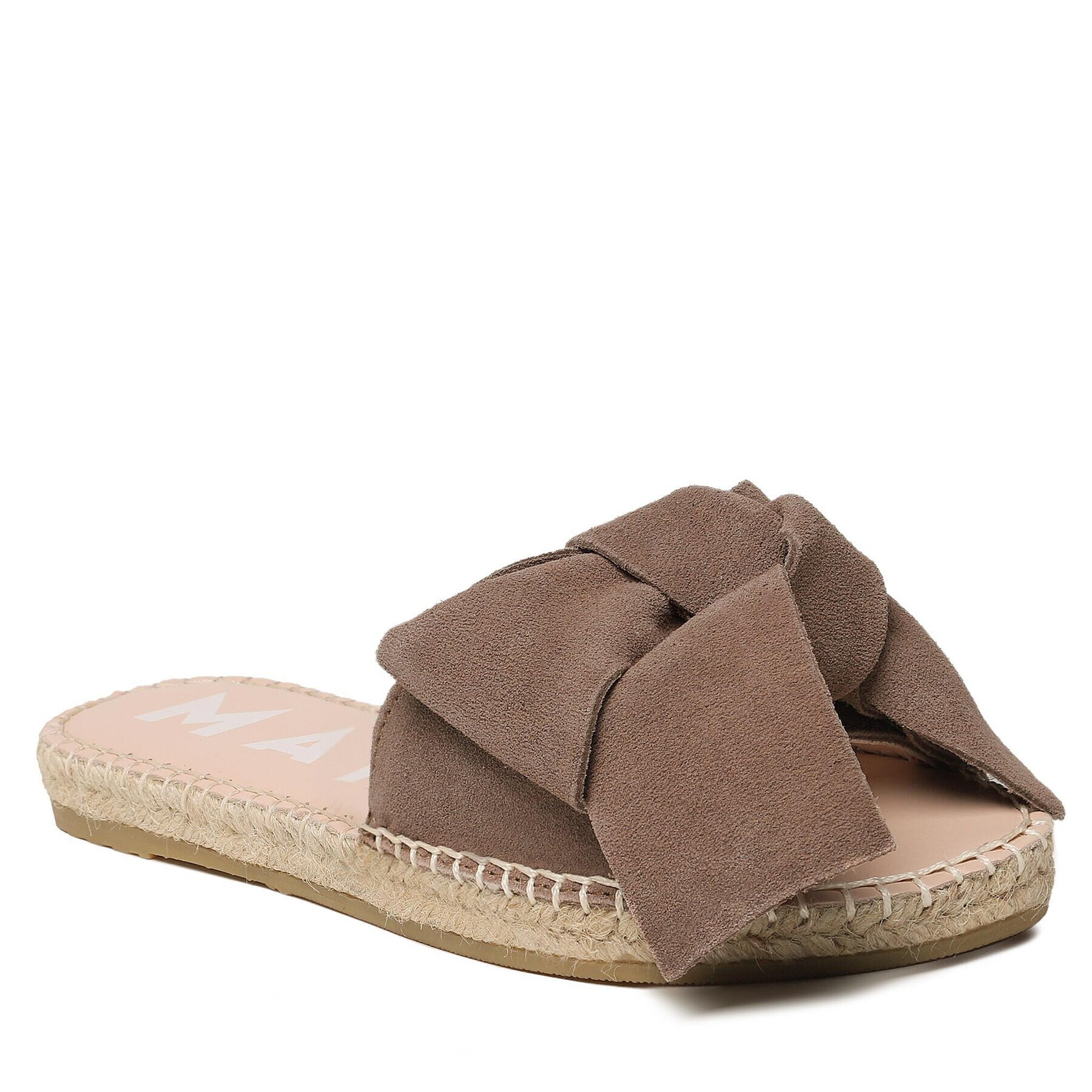 Manebi Еспадрили Suede Sandals With Bow W 1.9 J0 Кафяв - Pepit.bg