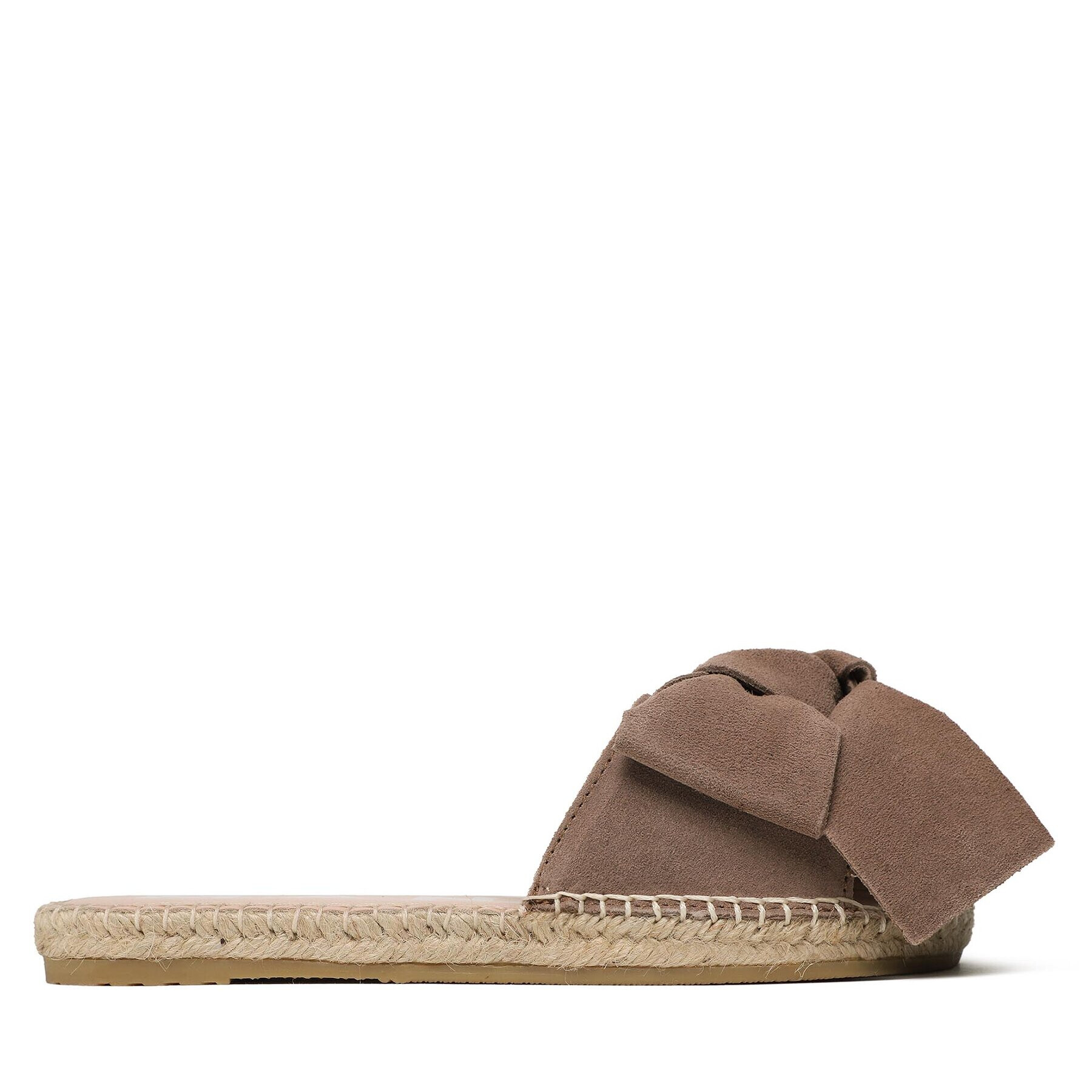 Manebi Еспадрили Suede Sandals With Bow W 1.9 J0 Кафяв - Pepit.bg