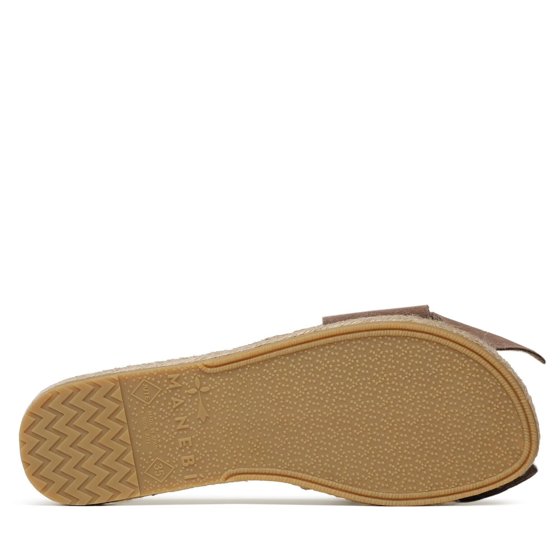 Manebi Еспадрили Suede Sandals With Bow W 1.9 J0 Кафяв - Pepit.bg