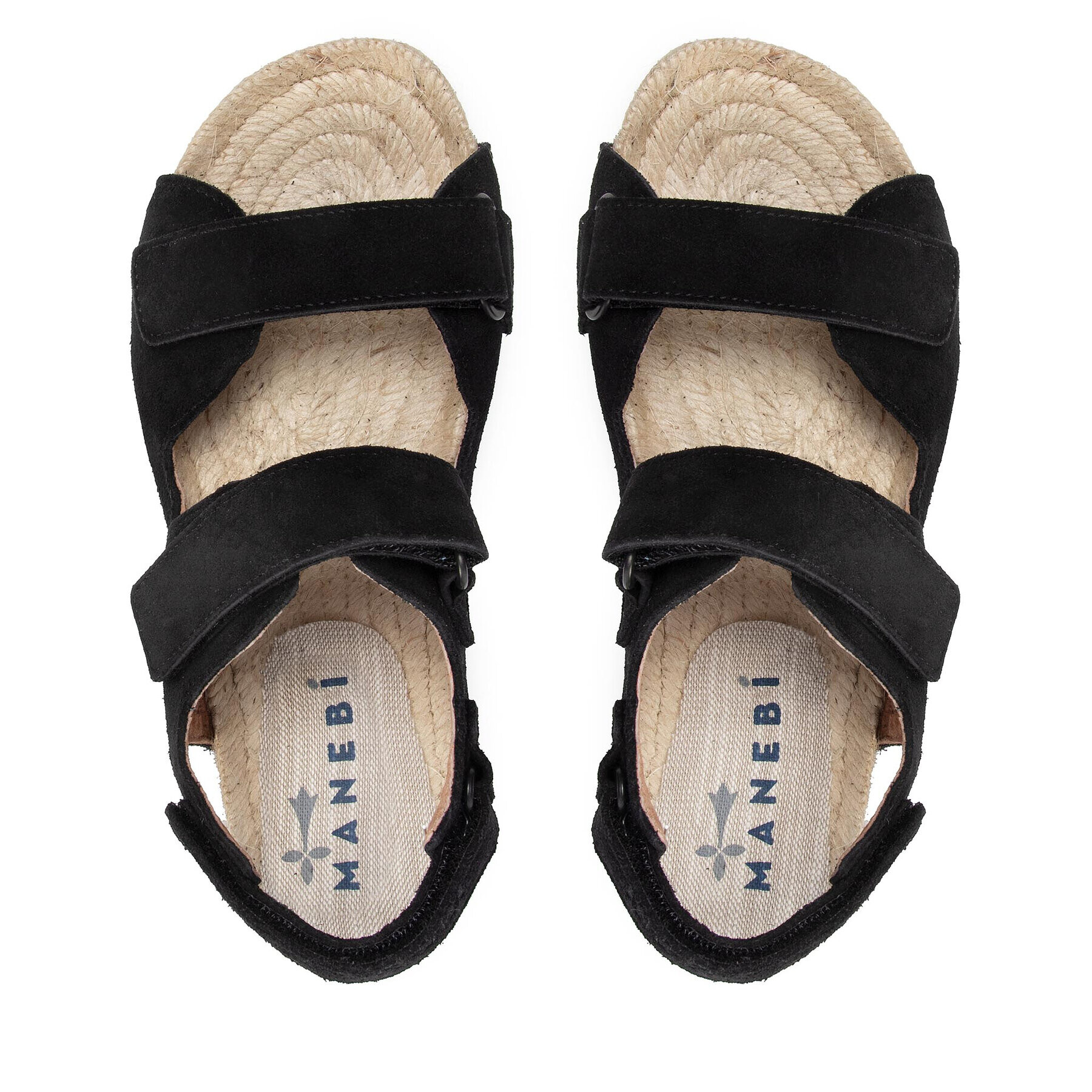 Manebi Еспадрили Trekking Sandals K 1.0 Черен - Pepit.bg