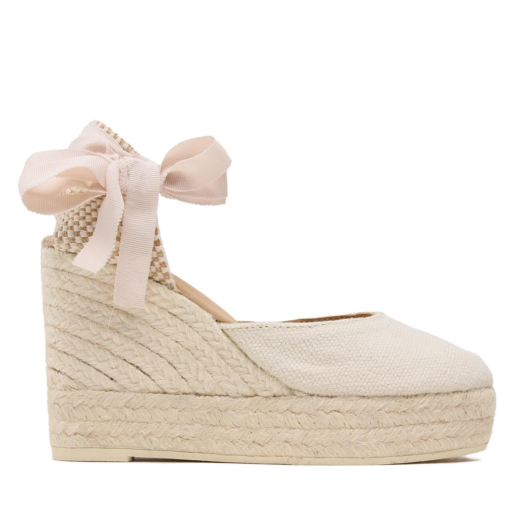 Manebi Еспадрили Wedge Espadrilles 7.0 WV O Екрю - Pepit.bg