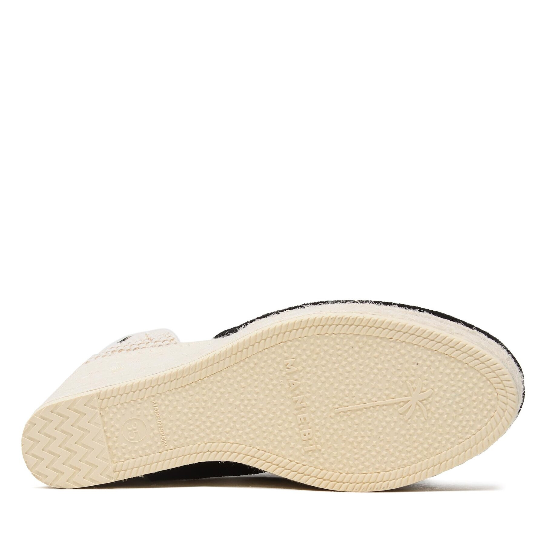 Manebi Еспадрили Wedge Espadrilles K 1.0 WV Черен - Pepit.bg