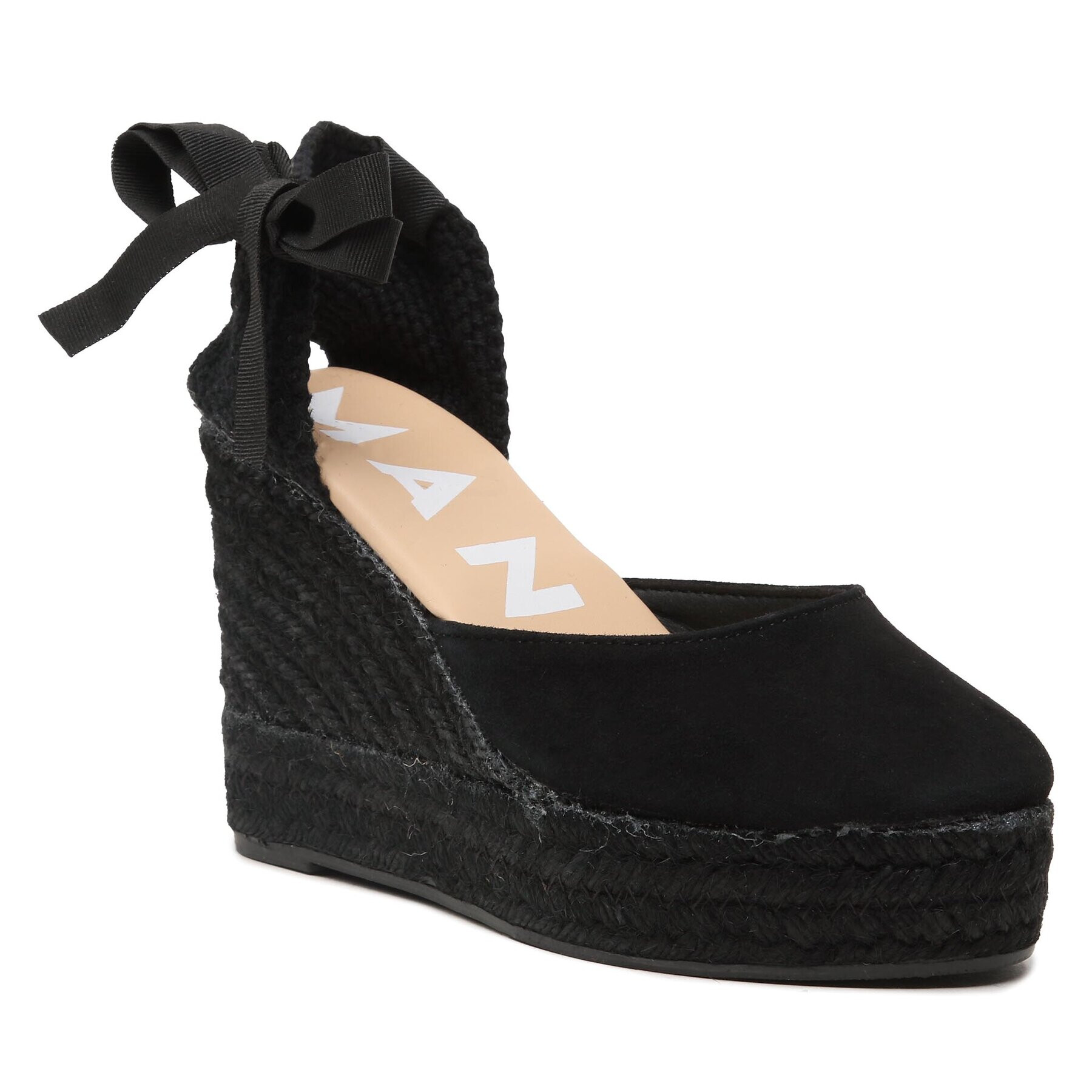 Manebi Еспадрили Wedge Espadrilles R 2.2 WV Черен - Pepit.bg