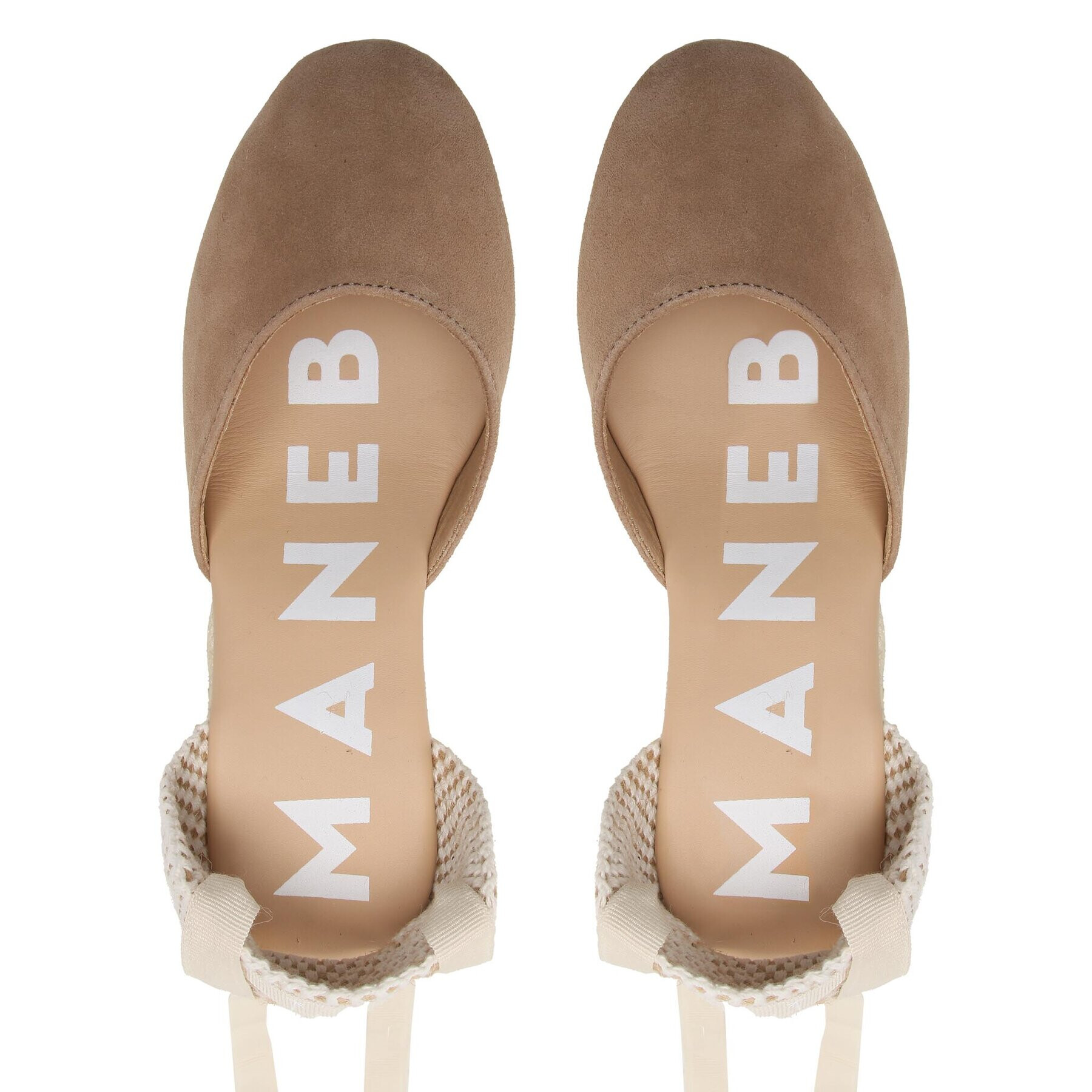 Manebi Еспадрили Wedge Espadrilles W 1.9 WV Кафяв - Pepit.bg