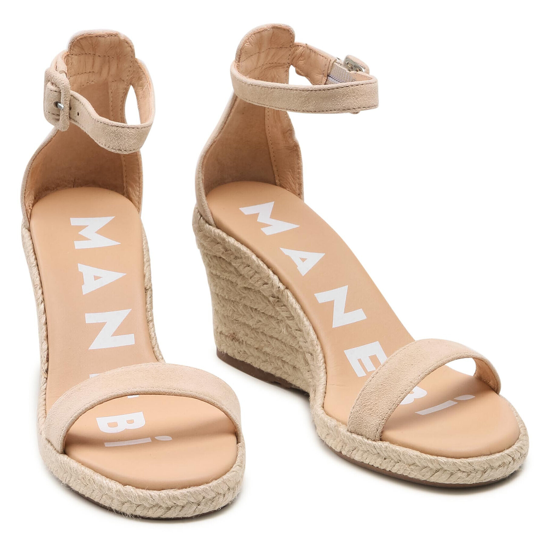 Manebi Еспадрили Wedge Sandals M 1.1 Wg Бежов - Pepit.bg