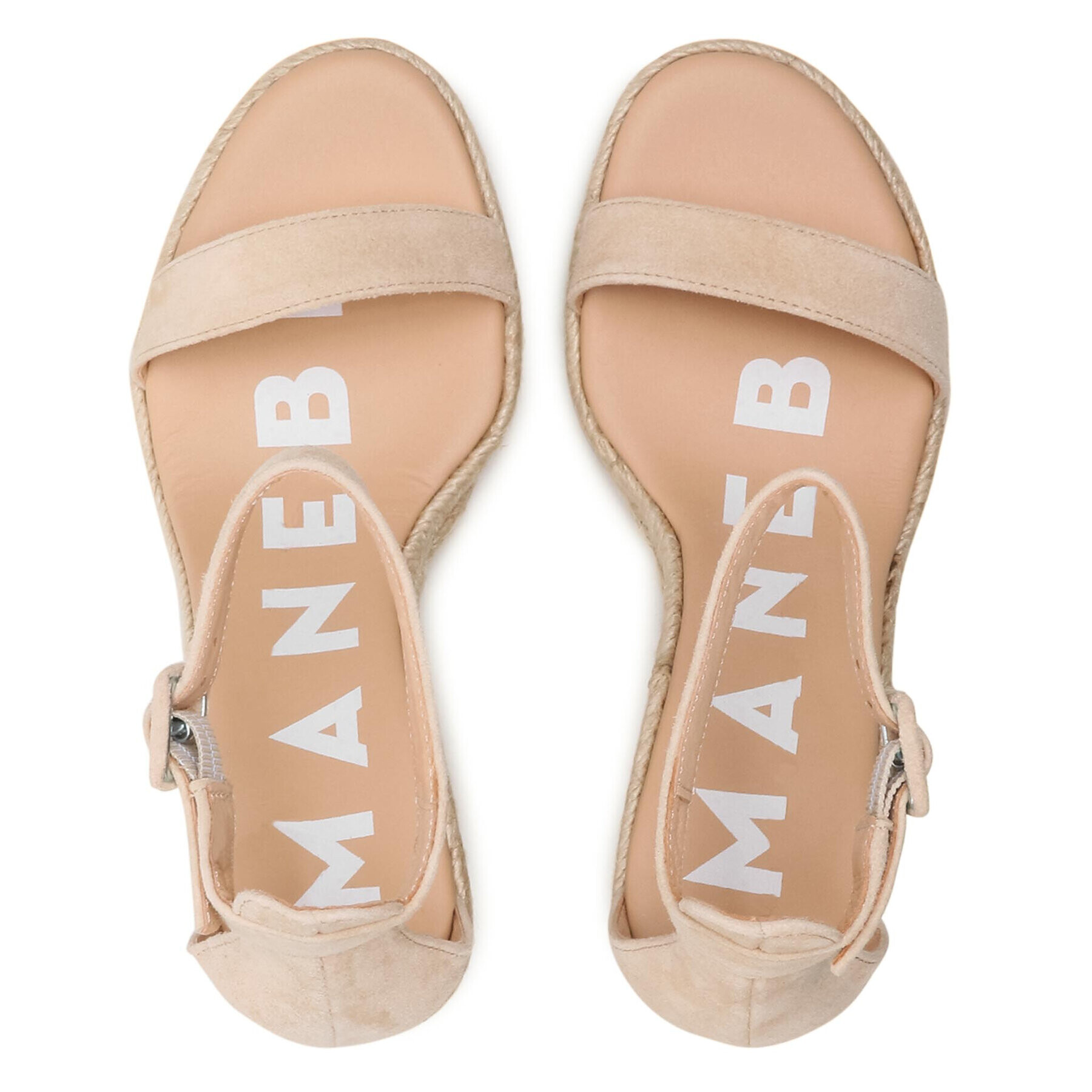 Manebi Еспадрили Wedge Sandals M 1.1 Wg Бежов - Pepit.bg
