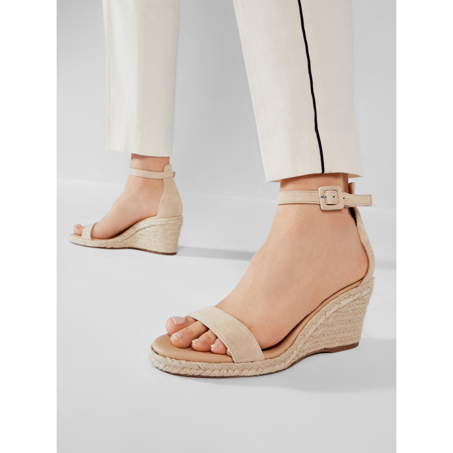Manebi Еспадрили Wedge Sandals M 1.1 Wg Бежов - Pepit.bg
