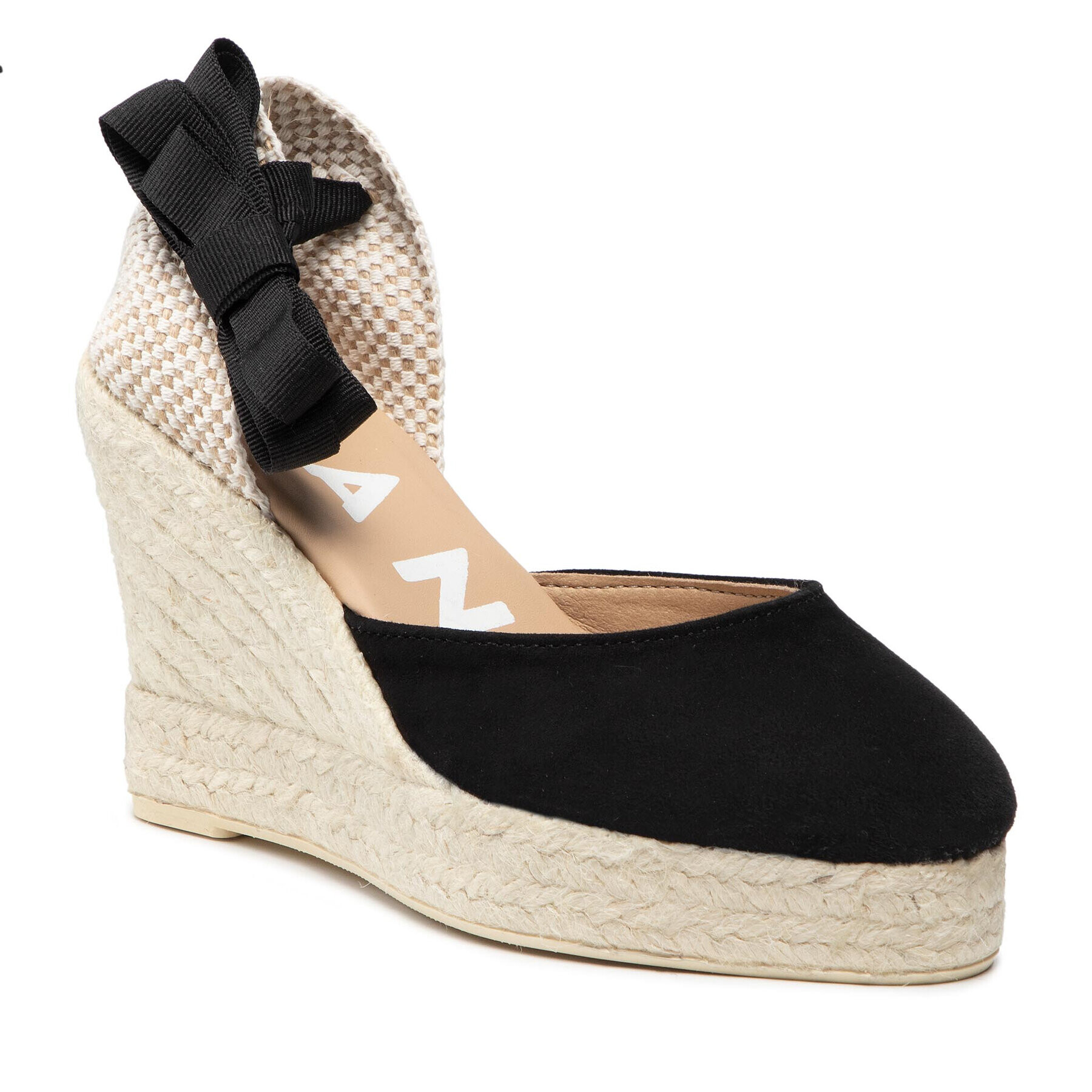 Manebi Еспадрили Wedge Valenciana K1.0 WV Черен - Pepit.bg