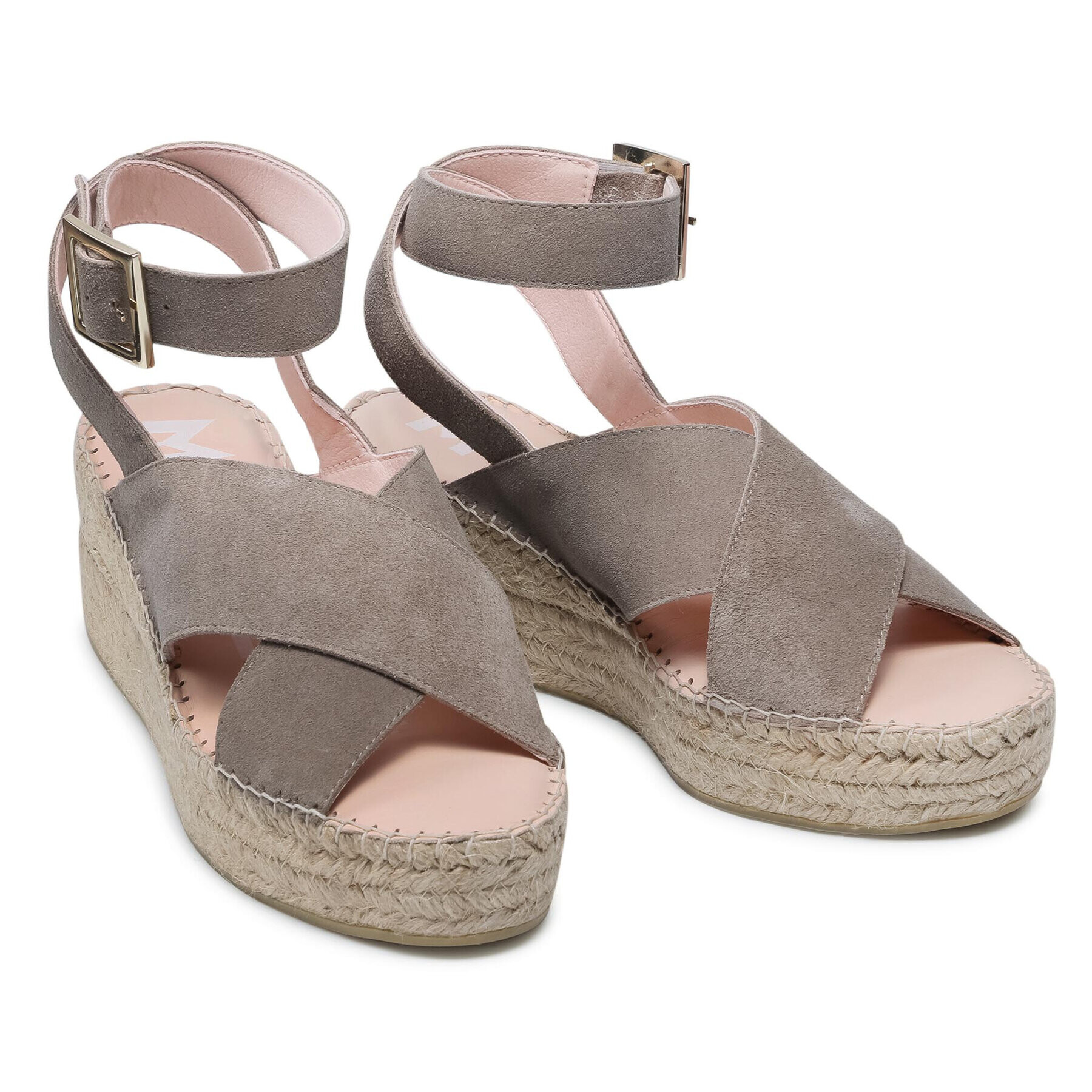 Manebi Еспадрили Wedges W Belt W 1.9 Wb Сив - Pepit.bg