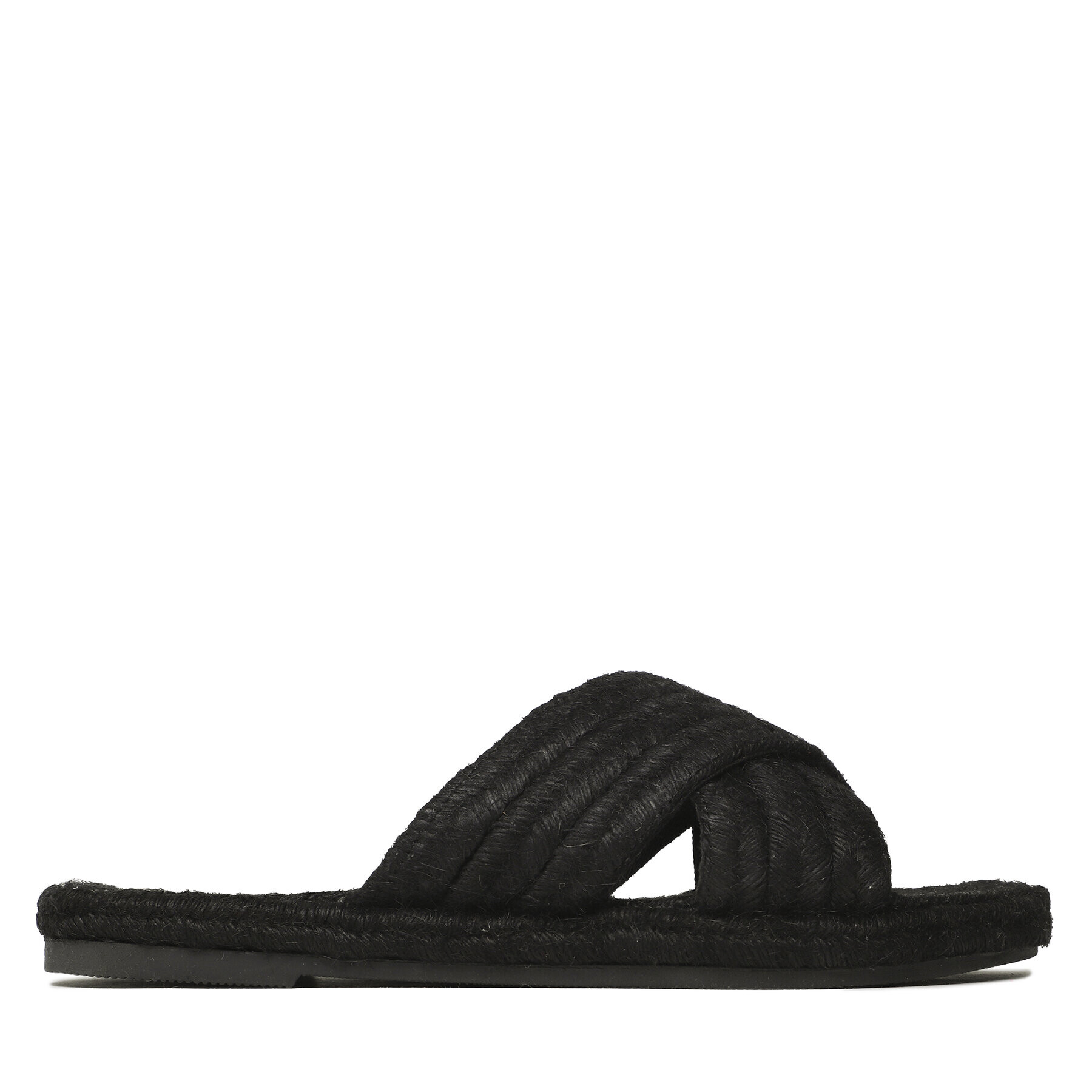 Manebi Еспадрили Yute Rope Rope Sandals S 9.6 Y0 Черен - Pepit.bg