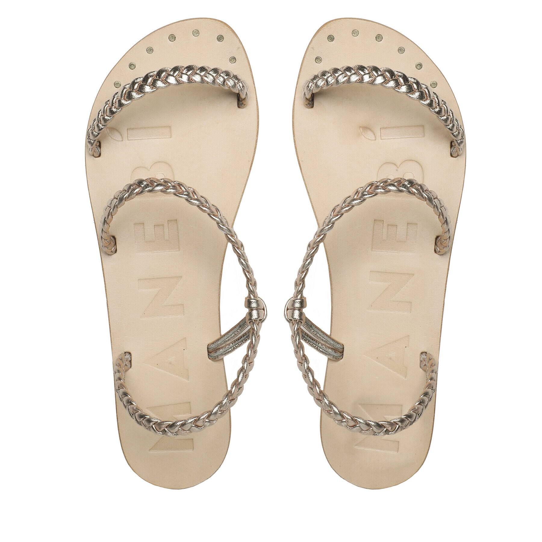 Manebi Сандали Sandals S 6.2 Y0 Златист - Pepit.bg