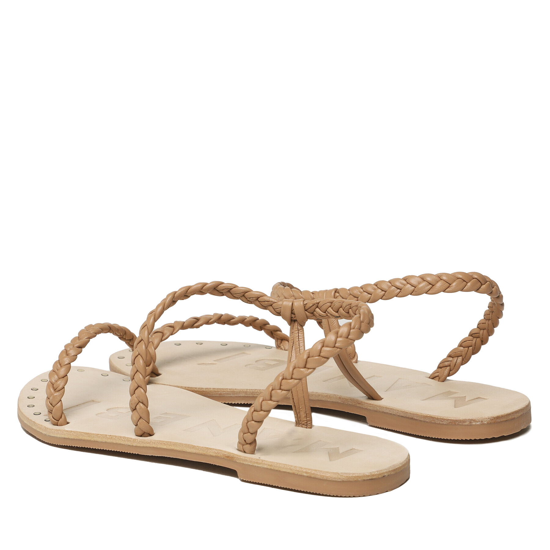Manebi Сандали Sandals S 9.5 Y0 Кафяв - Pepit.bg