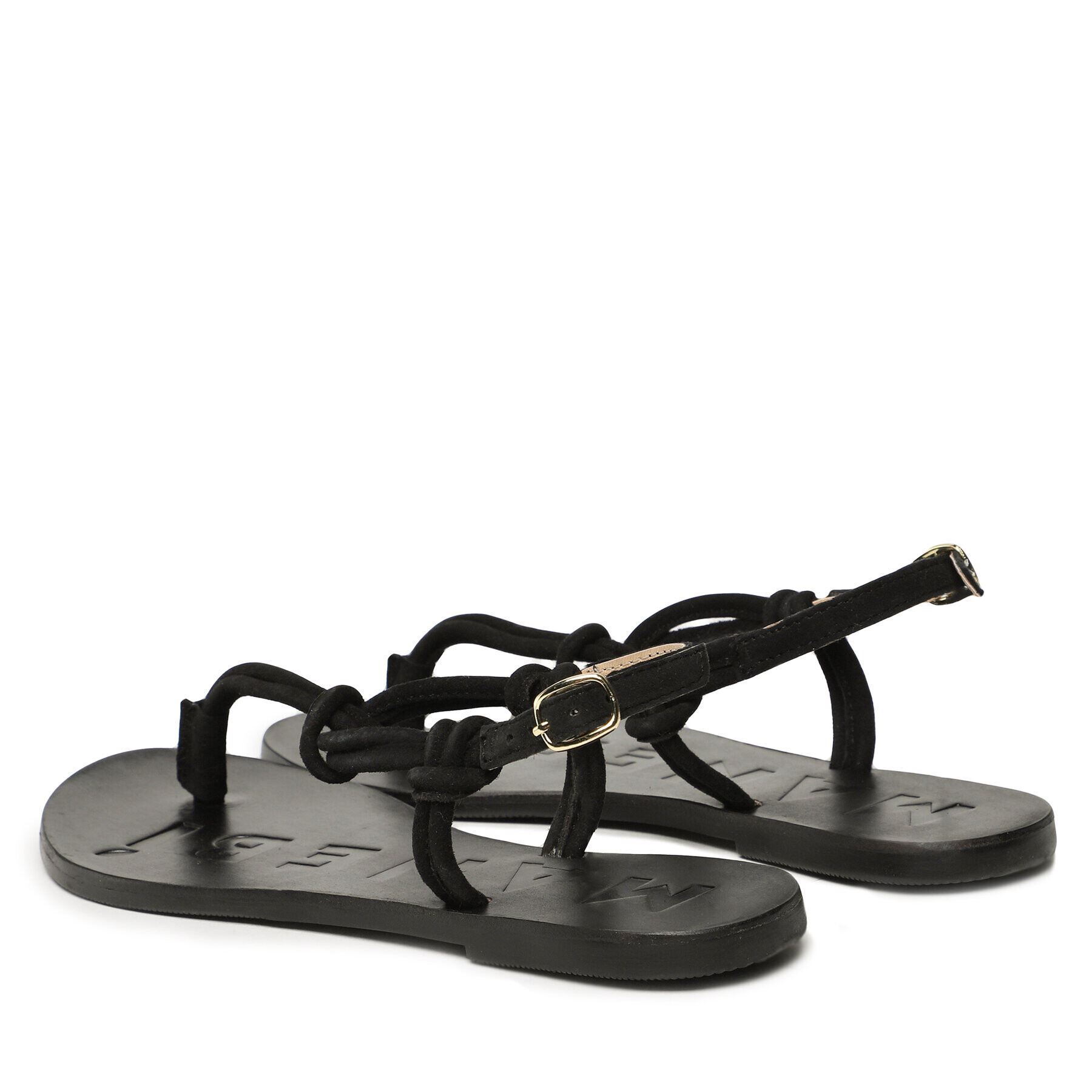 Manebi Сандали Suede Leather Sandals V 2.2 Y0 Черен - Pepit.bg