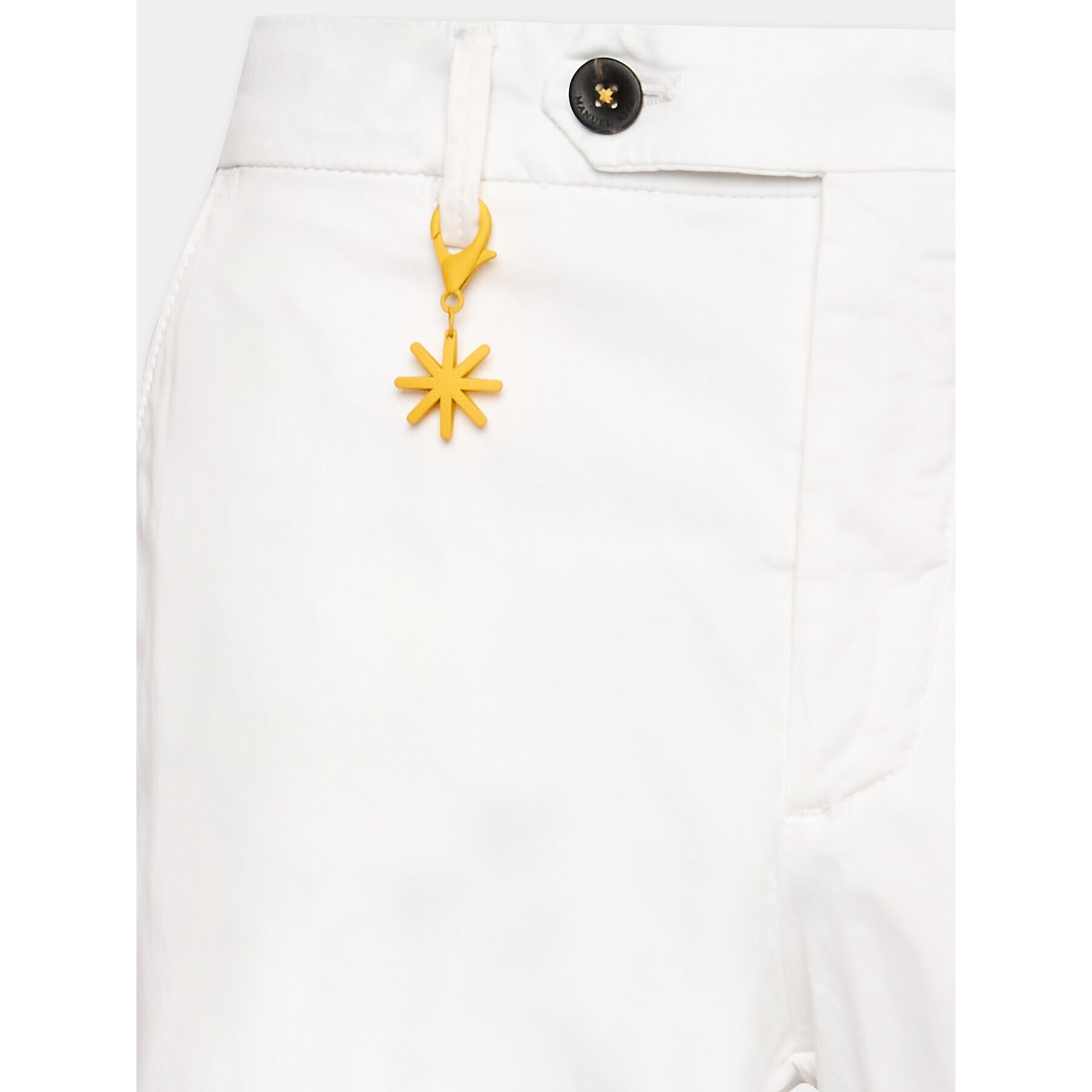 Manuel Ritz Текстилни панталони 3432P1418T 233420 Бял Regular Fit - Pepit.bg