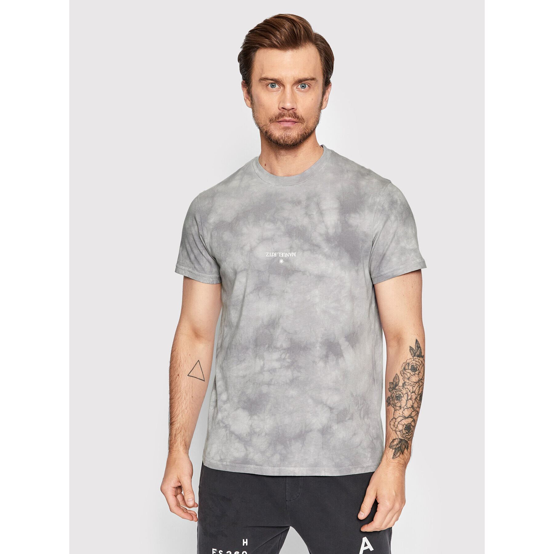 Manuel Ritz Тишърт 3232M557T 223333 Сив Regular Fit - Pepit.bg