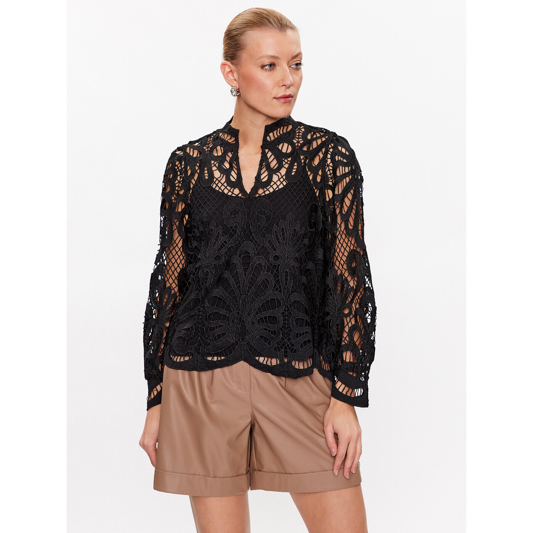 Marc Aurel Блуза 6065 1010 93186 Черен Regular Fit - Pepit.bg