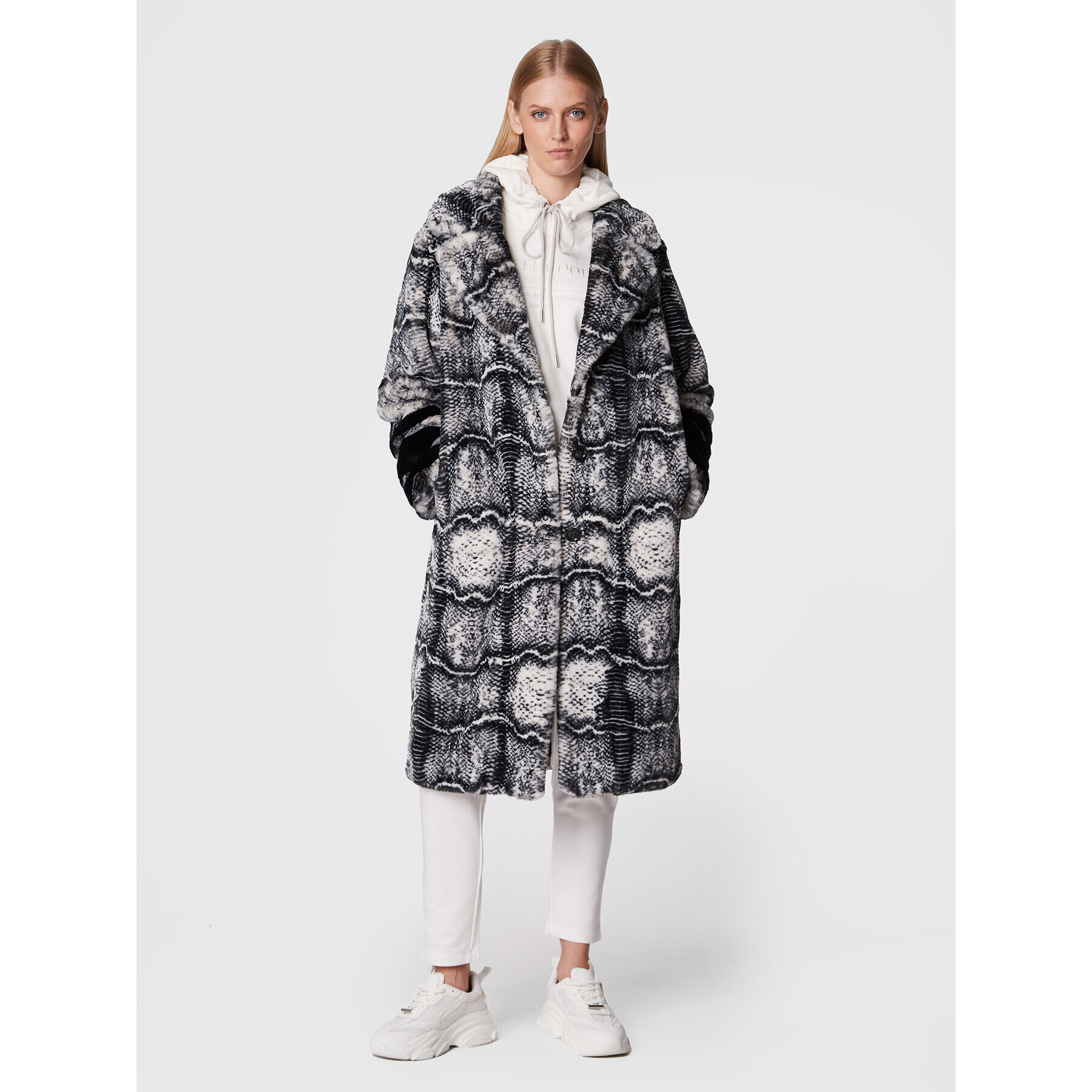 Marc Aurel Кожено палто 5490 1021 93132 Сив Regular Fit - Pepit.bg